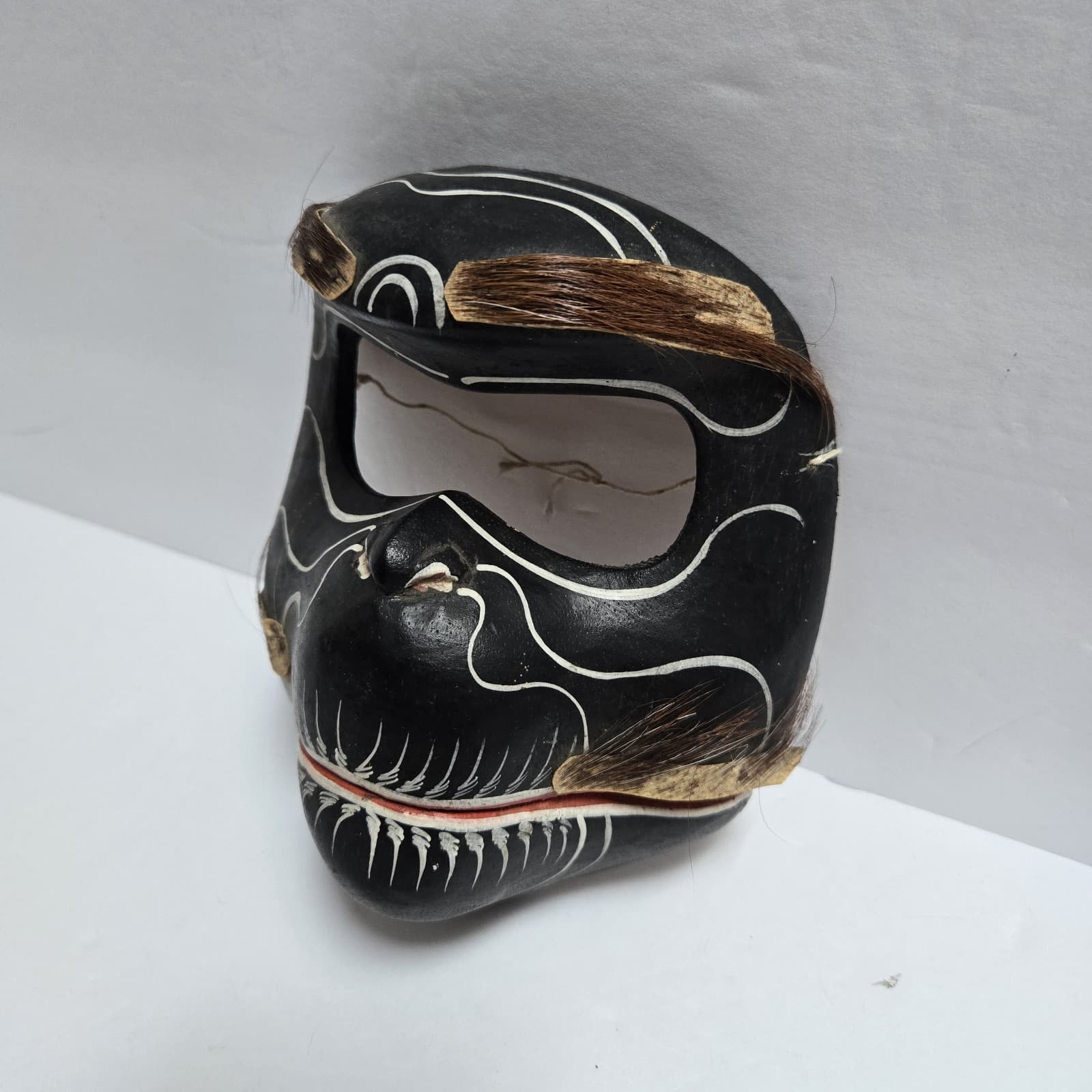 Vintage Handmade Wooden Monkey Mask - Balinese 5