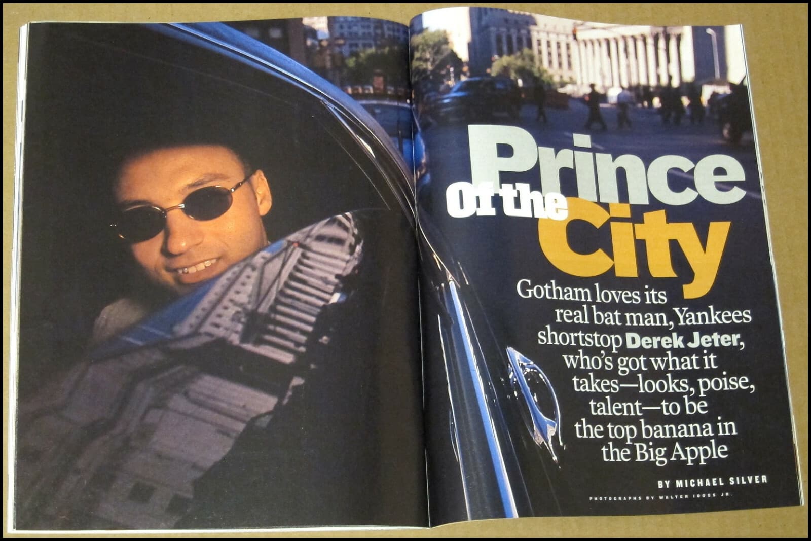 6/21/1999 Sports Illustrated Derek Jeter New York Yankees Knicks NBA NHL Finals 5