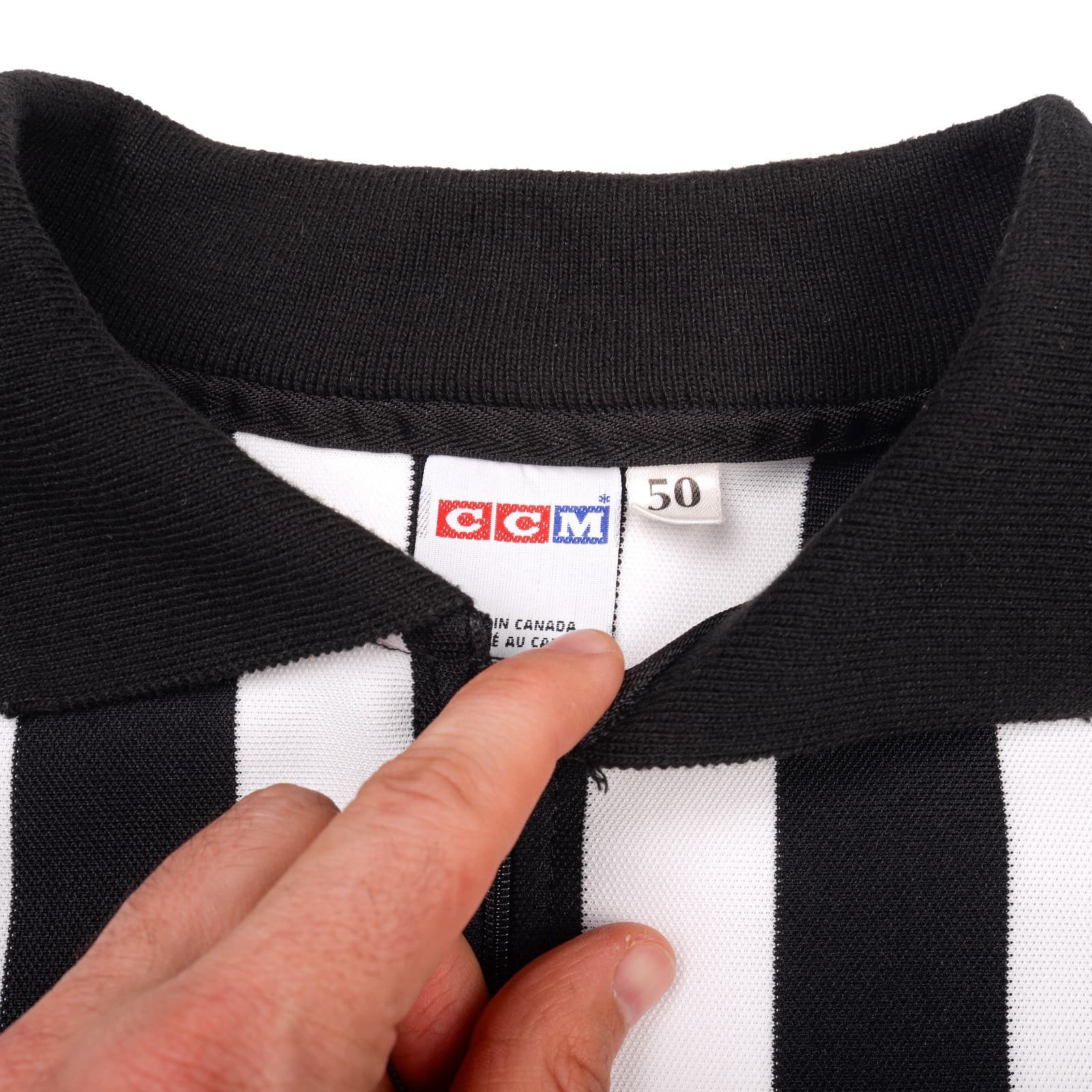 CCM Hockey Senior/Adult Pro 150 Referee Jersey w/ Snaps Size 50 MPRO150S 3