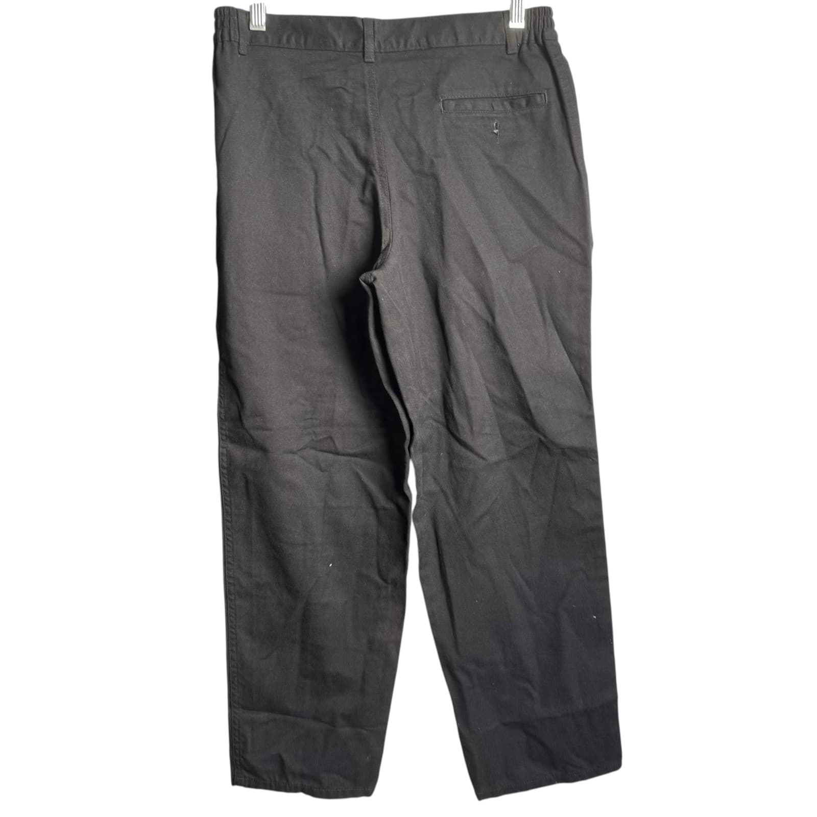 Apparatus Black Pleated Front Chino Uniform Pants Boys Size 14 Husky NWOT 5