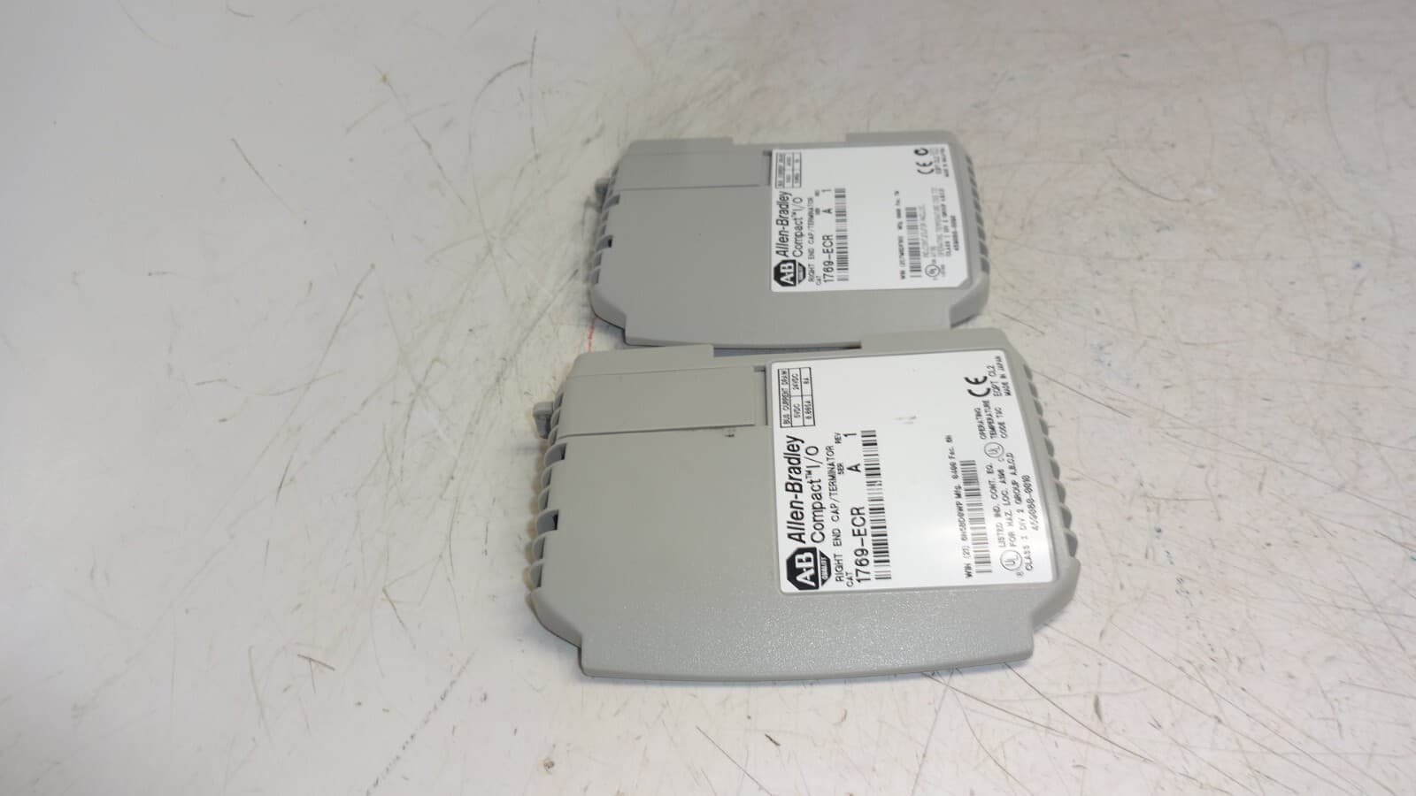 Lot of 2 1769-ecr Plc Compact I/o Right End Cap Compactlogix 1769ecr 4