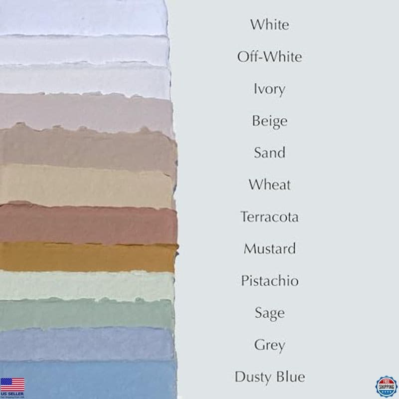 Premium 300gsm Cotton Paper 4.25x6 Inches, 25-Pack Elegant Blue for Invitations 5