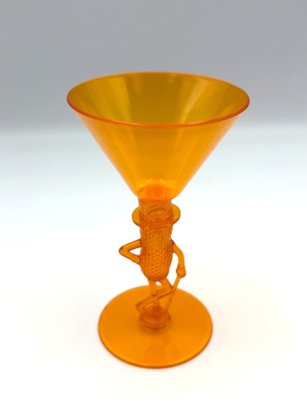 Planter's Mr. Peanut Hard Plastic Figural Cocktail Glasses-5 Colors 6