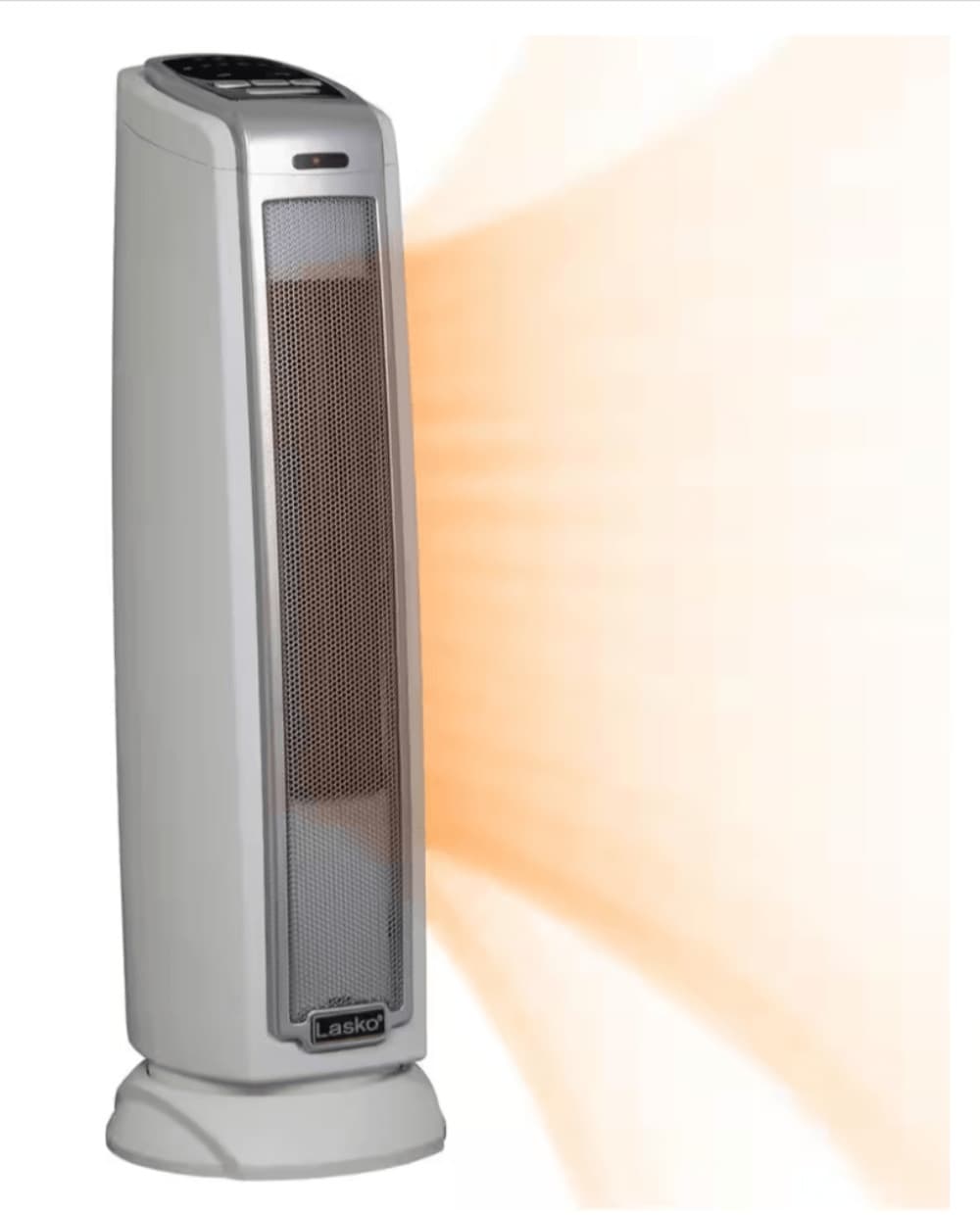 Lasko 5775 Tower 23 in. 1500-Watt Electric Ceramic Oscillating Space Heater Whit 2
