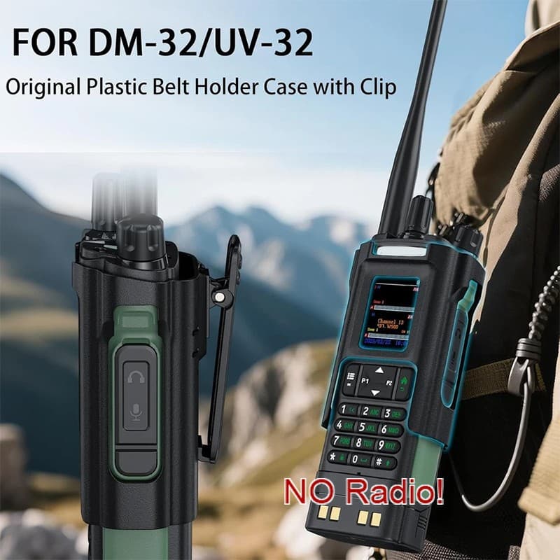 NEW Carry Holder Holster Case with Belt Clip For Baofeng UV-32 DM-32 Radio 3