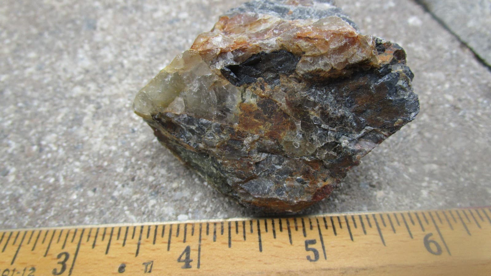 Fluorescent Fluorapatite and Fluorite mineral rock T1 5