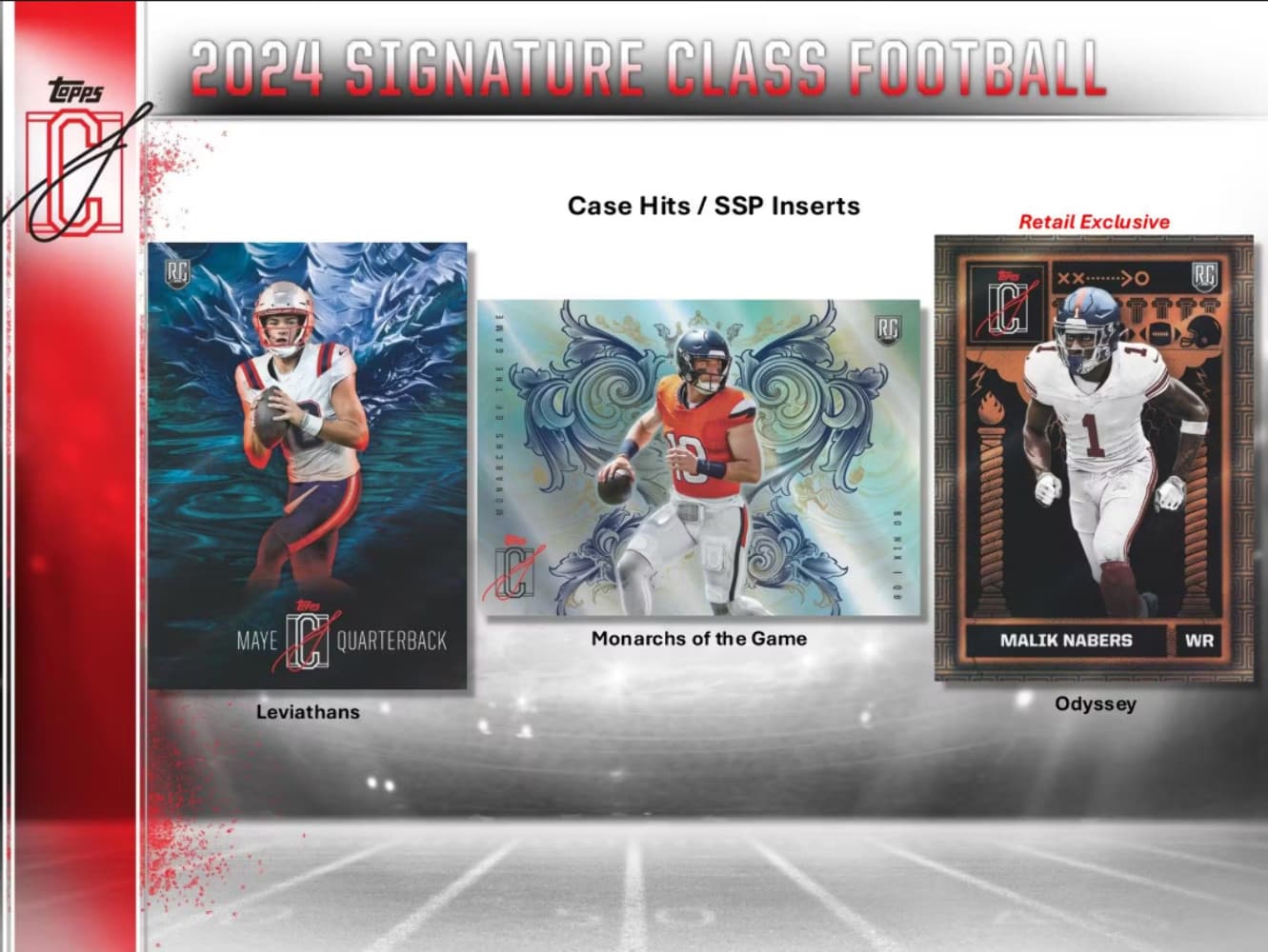 2024 Topps Signature Class Football Mega Box 5