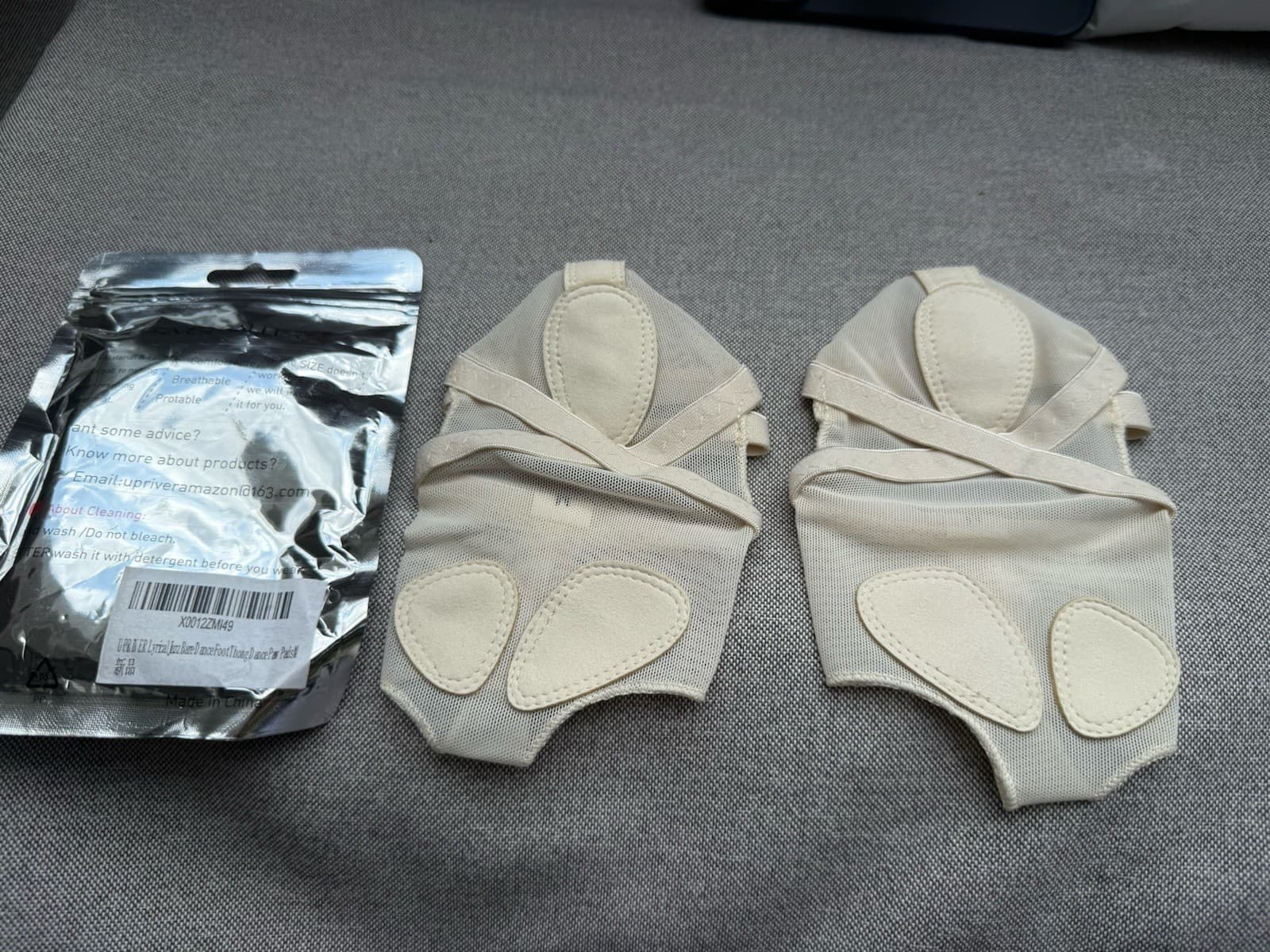 Dance Foot Thongs, Foot Paws Dance Yoga Half Foot Shoes. 3