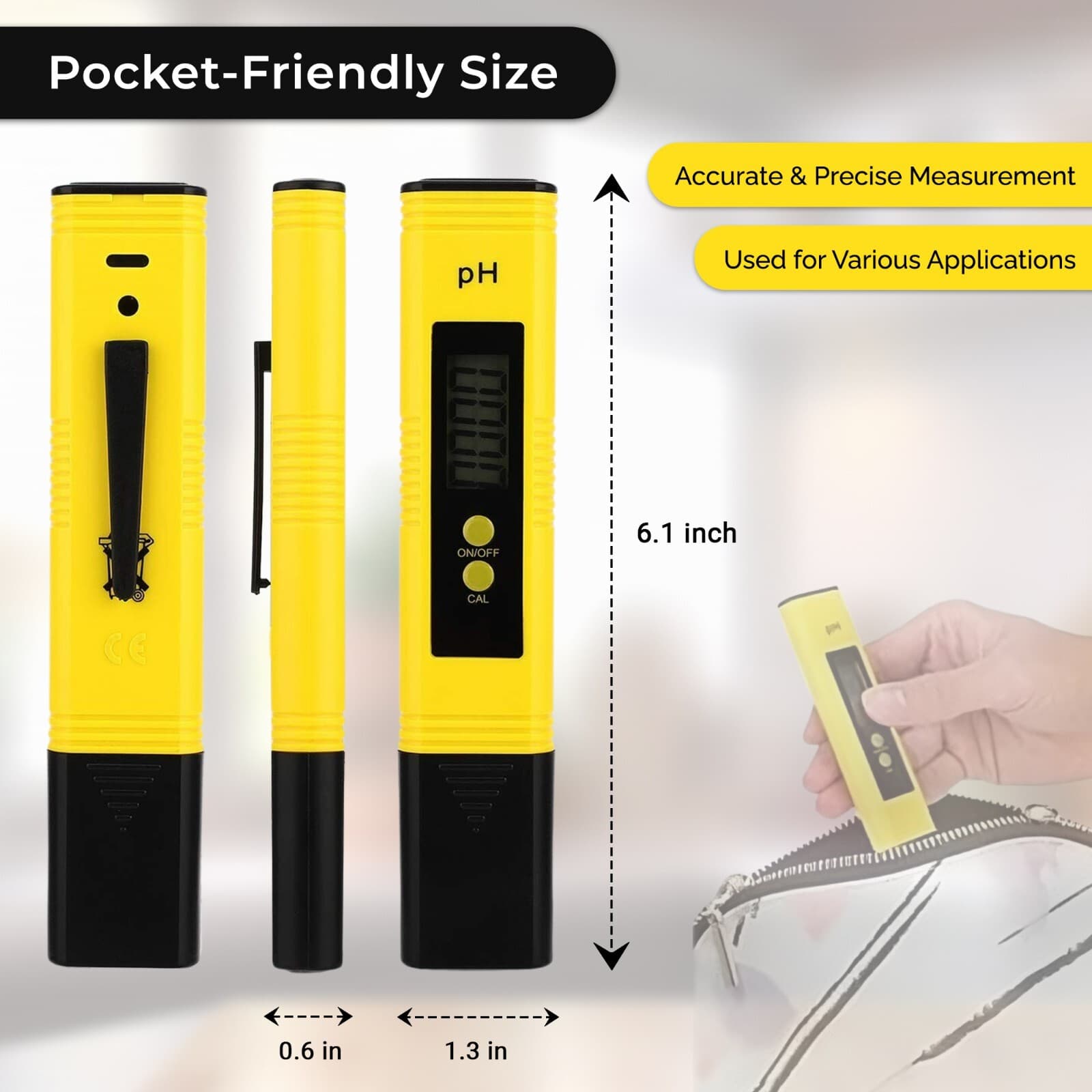 Digital Electric PH Meter LCD Tester Pocket Hydroponics Aquarium Water Test Pen 4