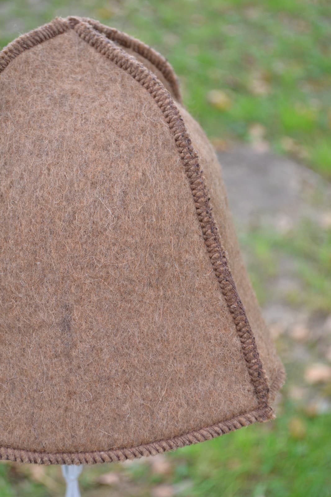 Sauna Hat Soft Camel Wool, Natural Heat Protection 6