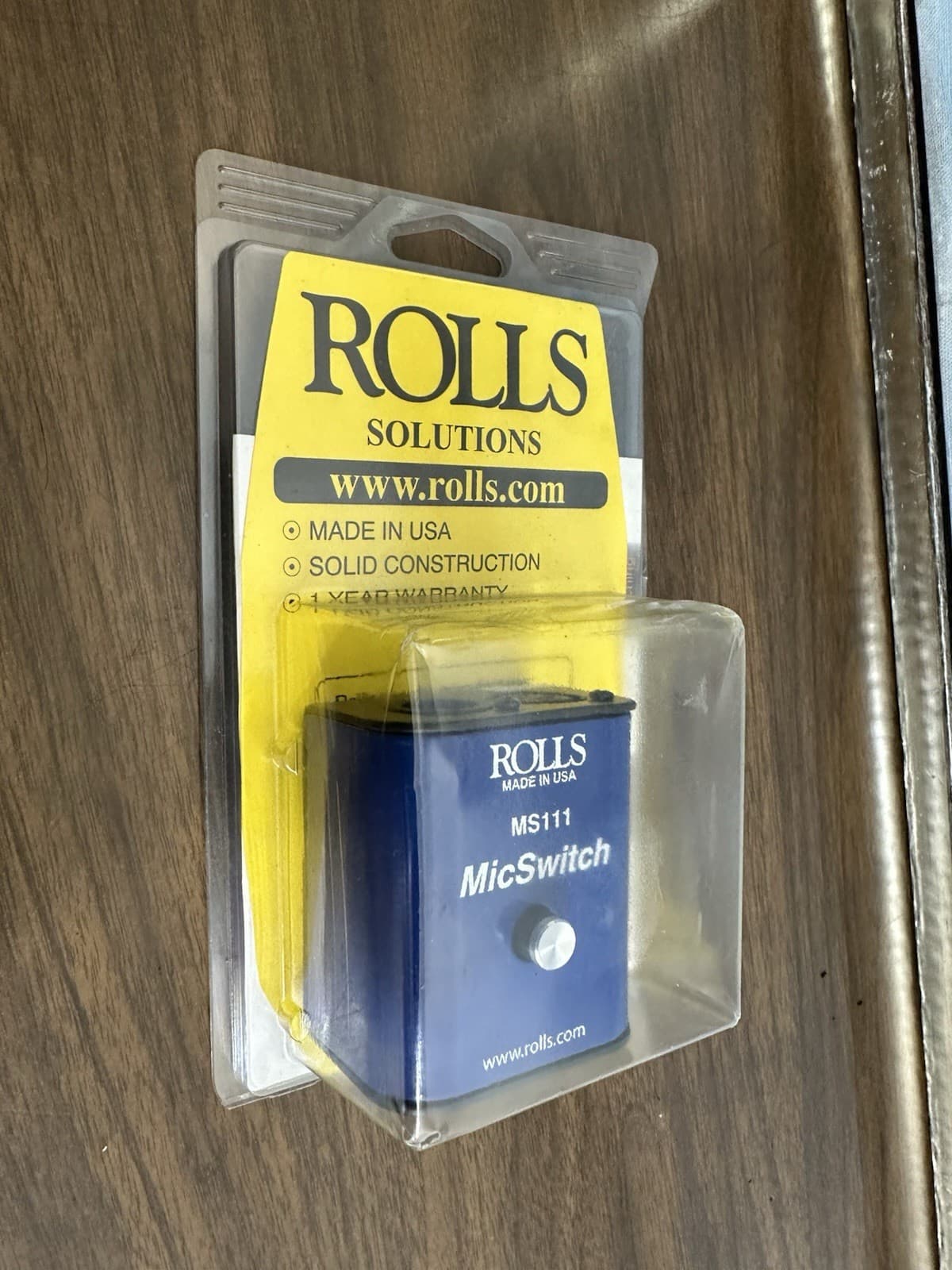 Rolls MS111 Original Version Unidirectional Polar Microphone Switch On/Off New 3