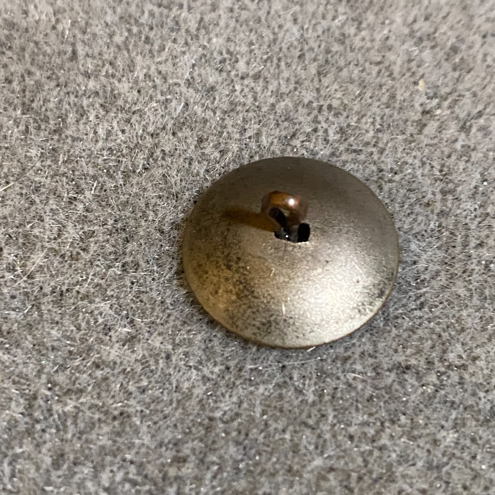 4 Late 1800s Steel Cup Buttons Stamped Brass Faceted Steels Grapes Florals 3