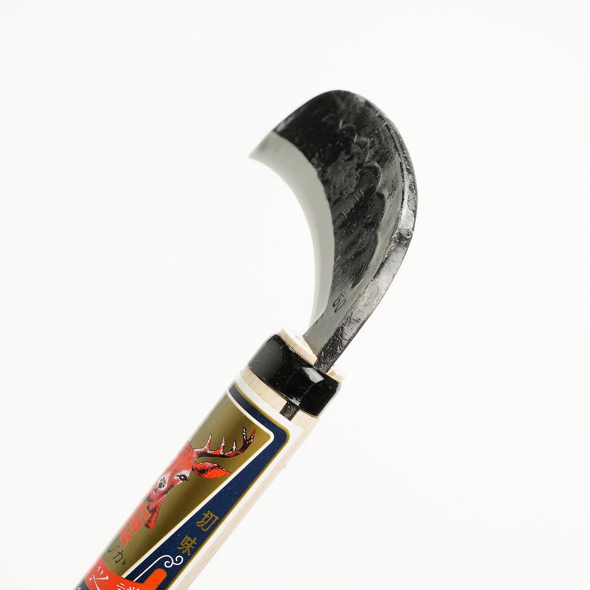 'OJIKA' Thick Sickle, Blade Edge: Aogami Steel, Double Bevel, 165mm 3