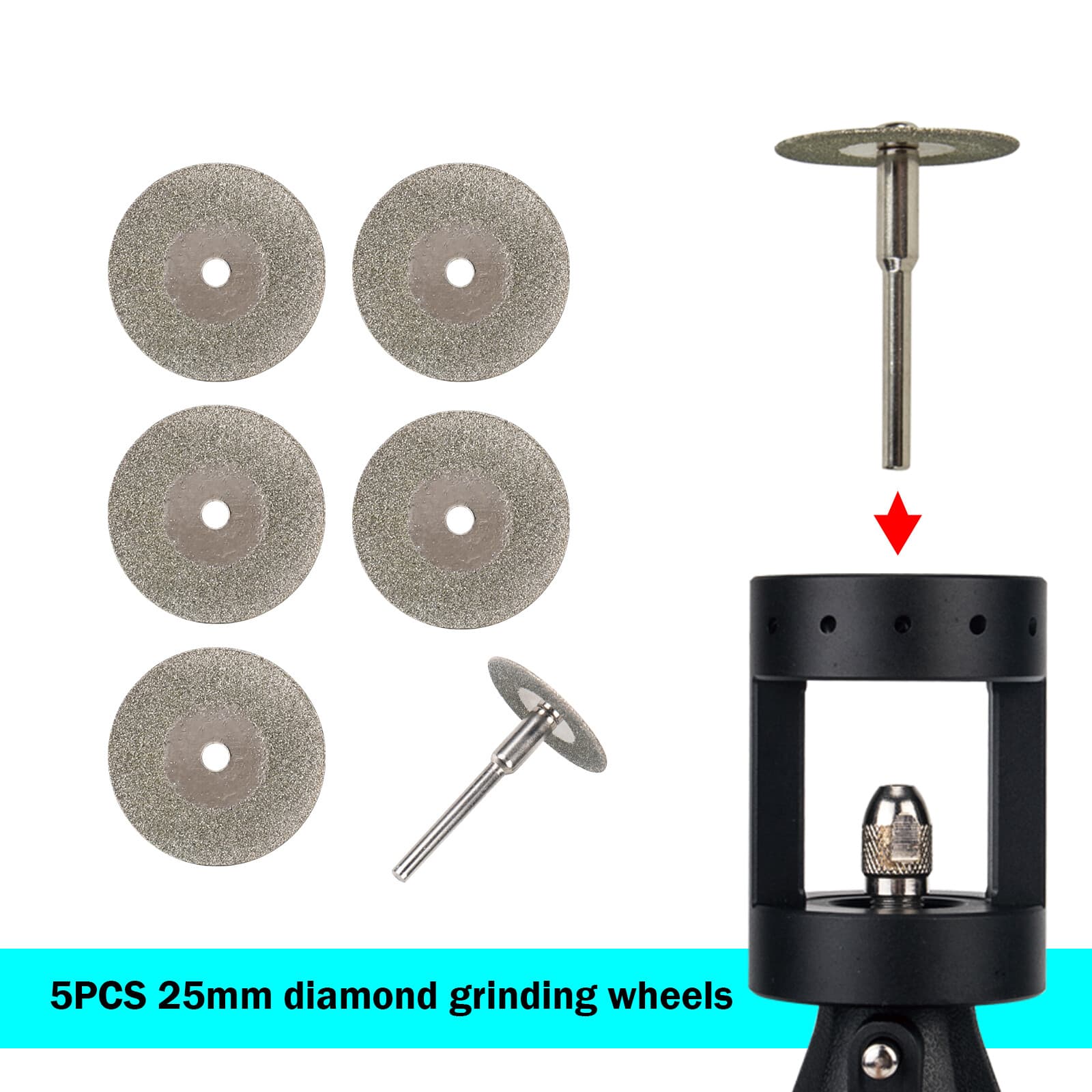 Tungsten Electrode Sharpener Grinder Multi-Angle & Offsets Aluminum TIG Welding 6