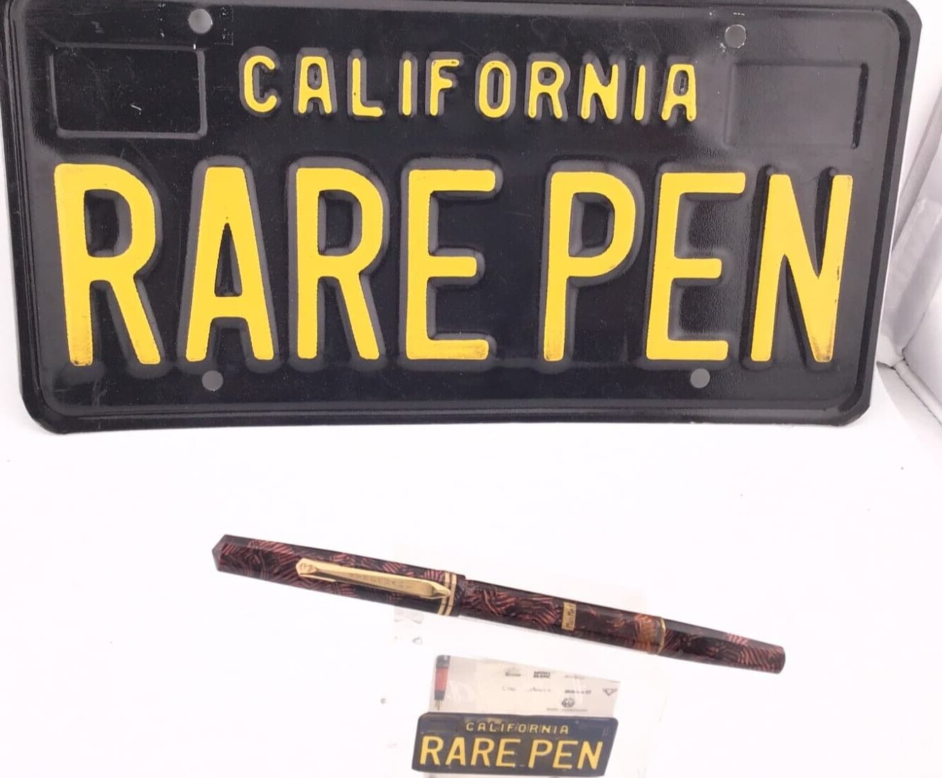 Vintage WAHL EVERSHARP Doric STENOGRAPHER Fountain Pen Celluloid 14K M nib NEW