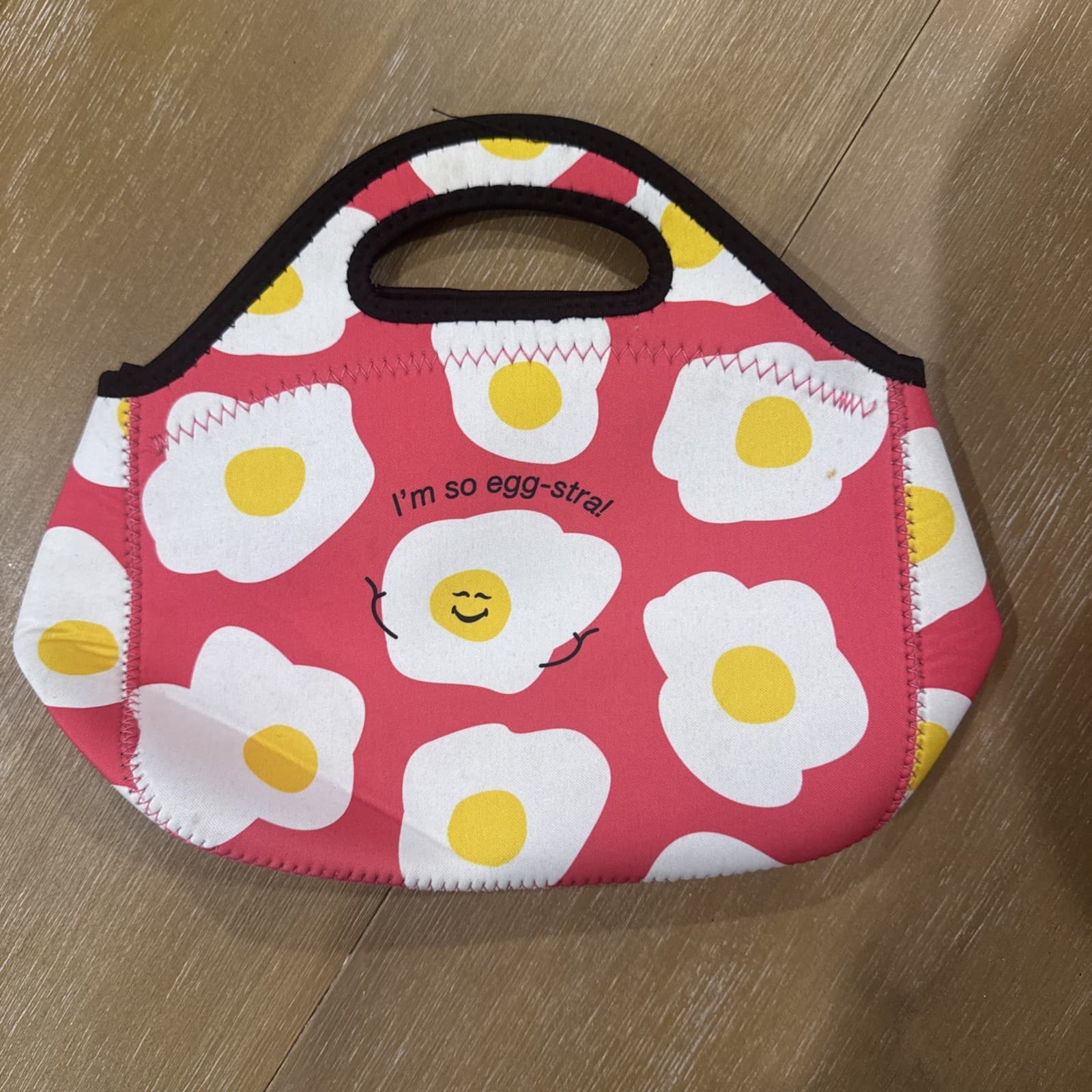 I’m So Egg-Stra! Pink Lunch Tote