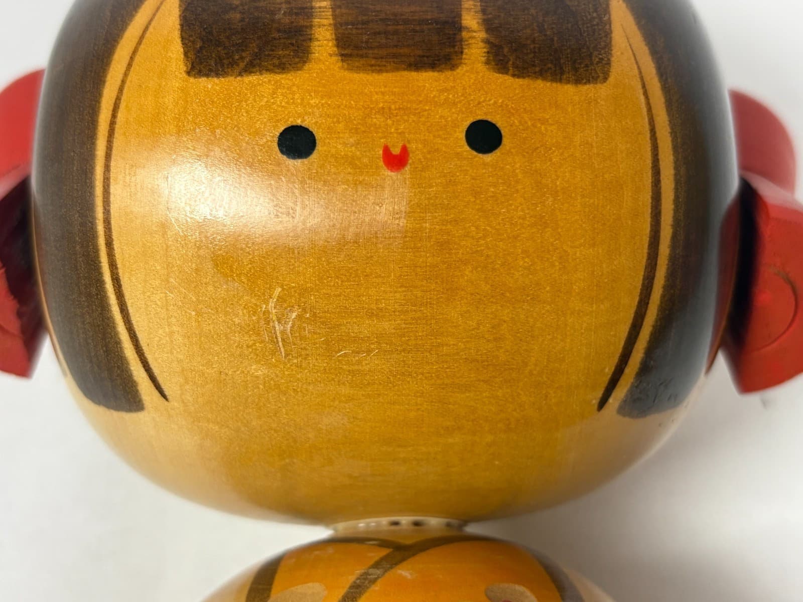 Vintage Japanese Creative Kokeshi Doll Kimono Girl 23cm Wooden Art k100 2