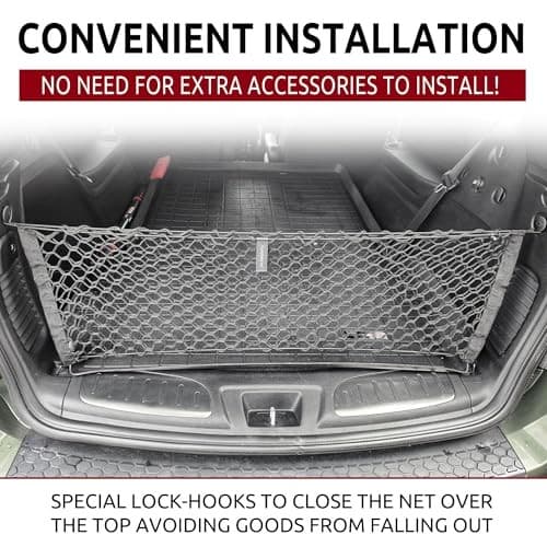 Envelope Style Trunk Mesh Cargo Net for Dodge Durango SXT GT SRT 1998-2025 -  3