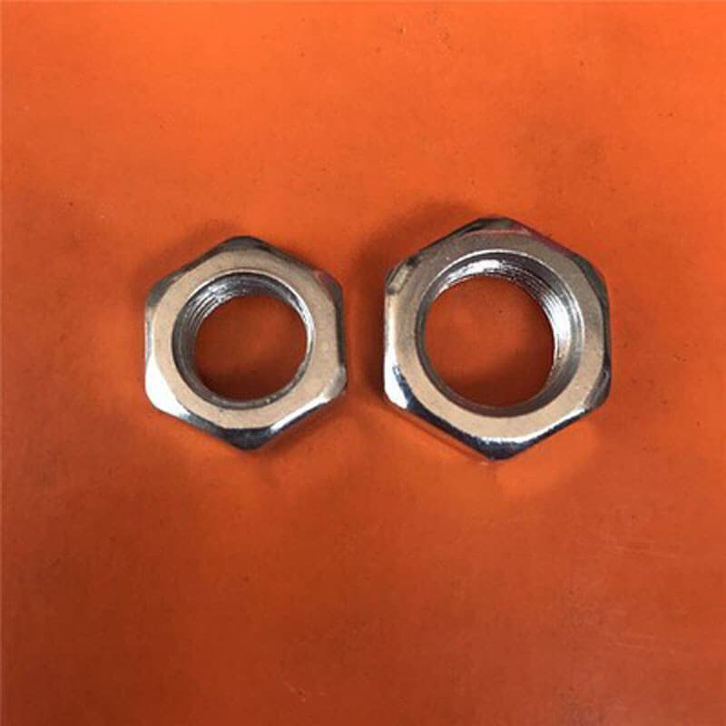Thin Hex Nut Fine Thread Flat Nuts M11X1 M13X1 M15X1.5 M17X1.5 M19X1-M26x1.5mm 3
