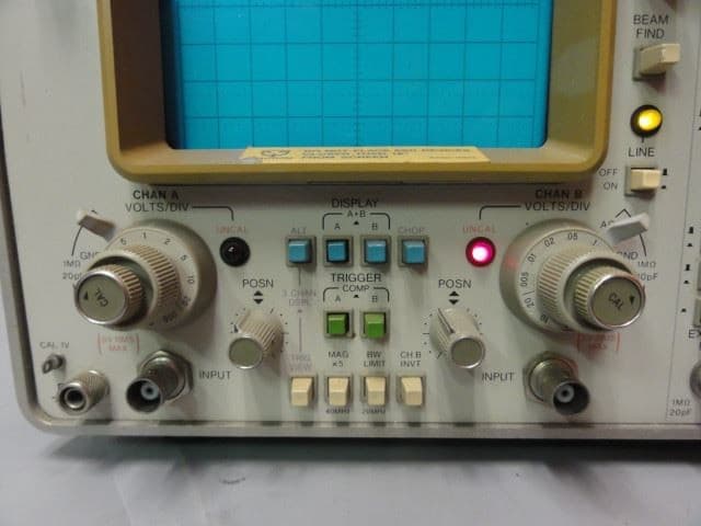 Hewlett Packard 1743A Oscilloscope (100 mHz) w/ Opt 001 - *Untested* 4