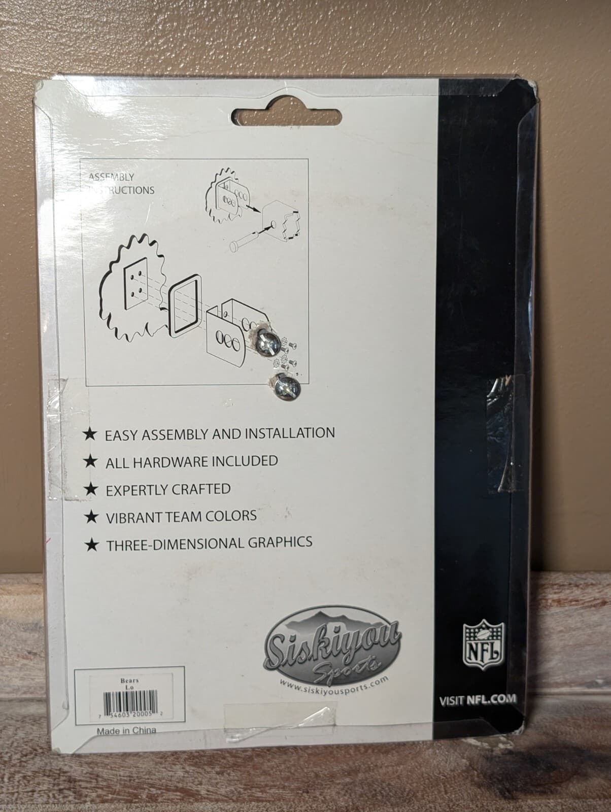 Chicago Bears Hitch Cover For Class II And III Hitches, Metal 4“ X 6“  #L 2