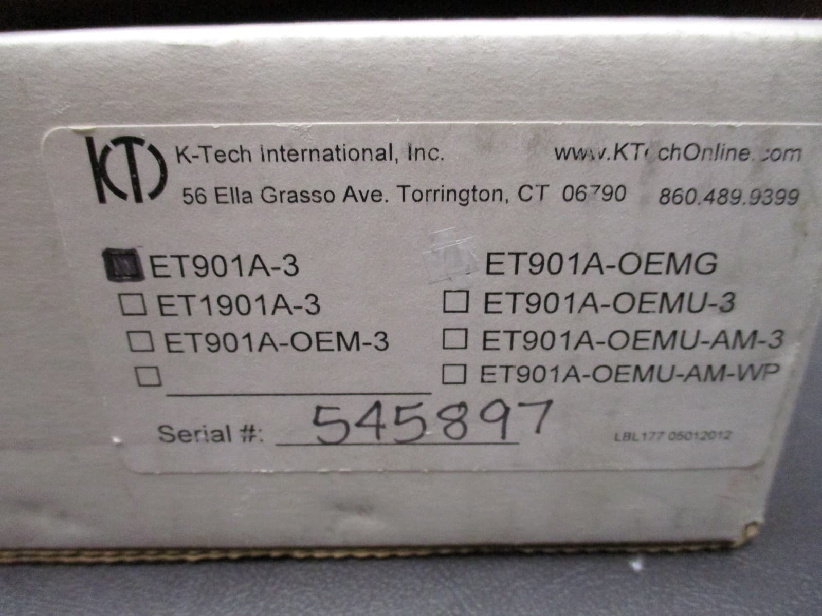 K-Tech ET901A-3 Elevator Emergency Help Phone With The Original Red Metal Box 6