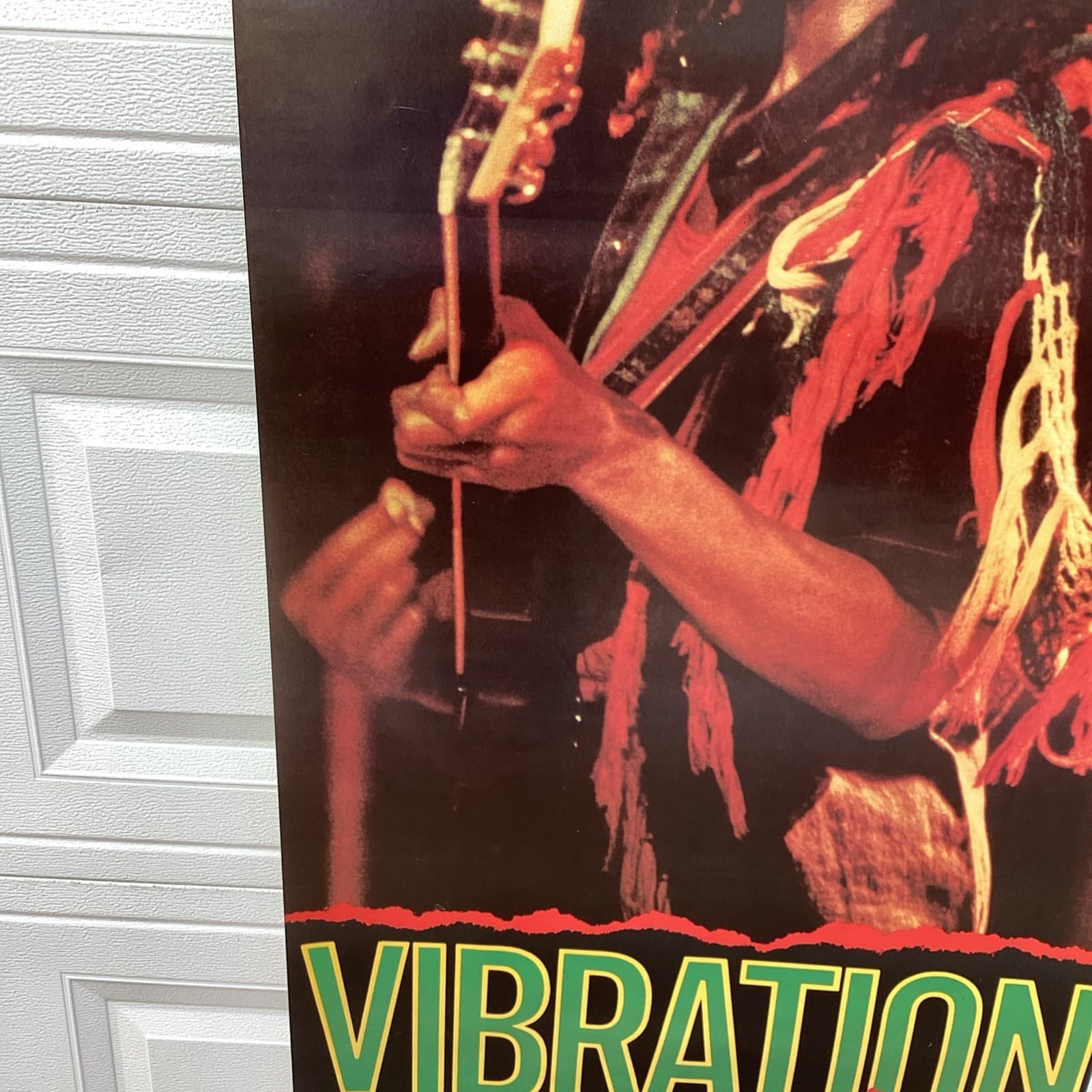 Vintage 1988 Bob Marley Positive Vibration Large Door Poster BL180 Reggae 26x75" 6