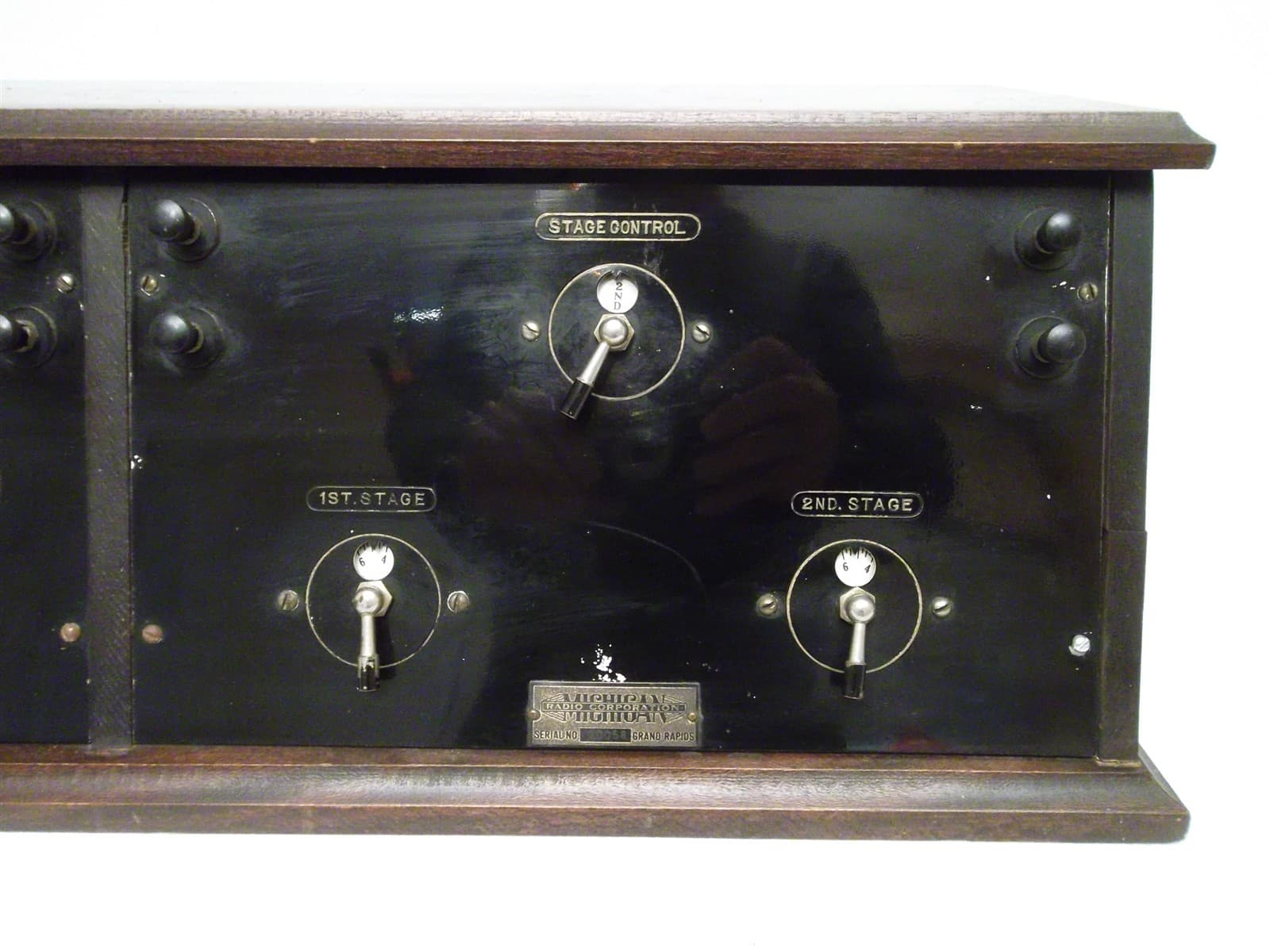 MICHIGAN RADIO by KLITZEN DETECTOR / TUNER & AMPLIFIER AMP 1920's TUBE RADIO 3