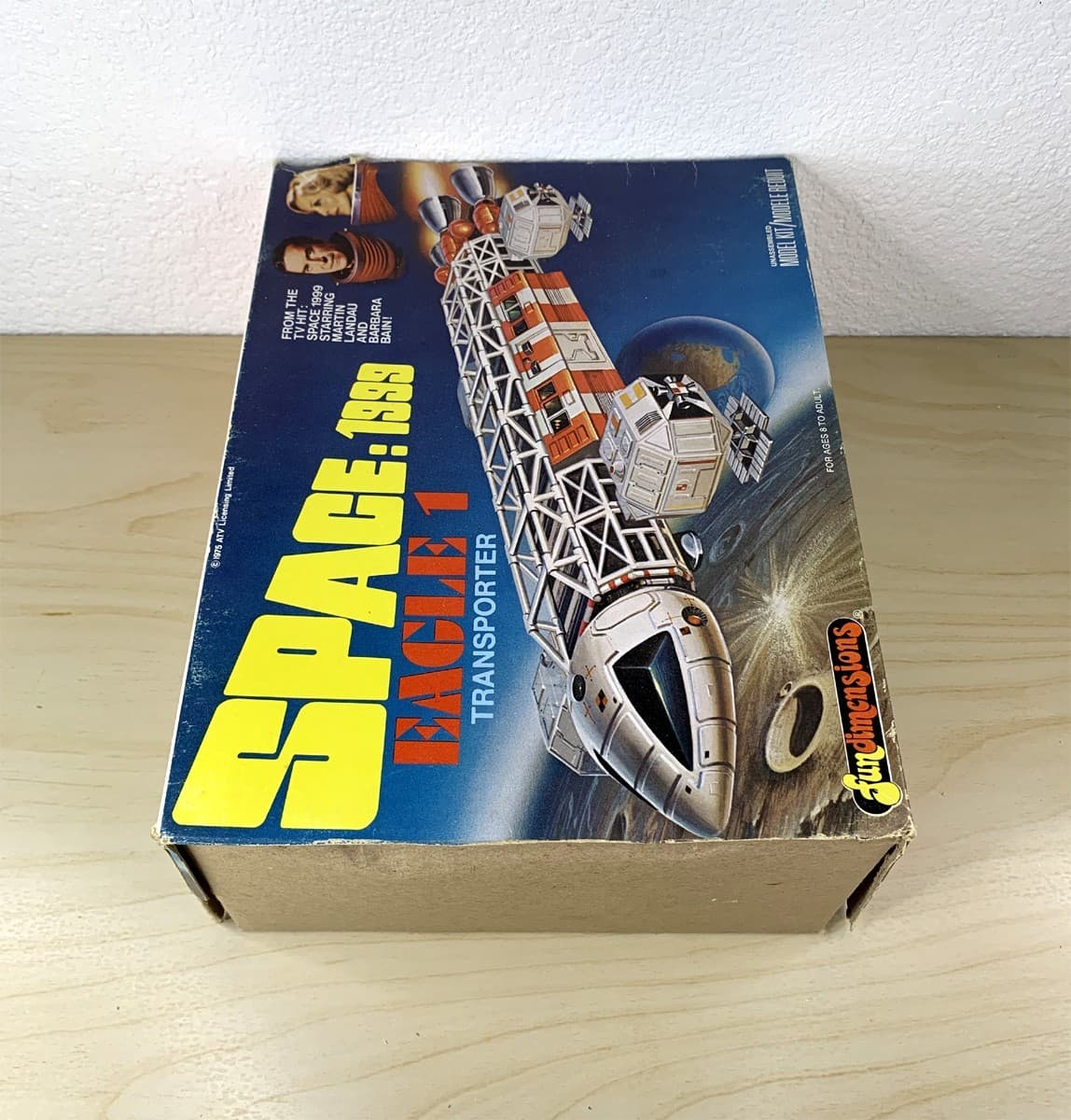 SPACE 1999 Fun Dimensions Eagle 1 Transporter (Box cut off, Decal misprinted) 4