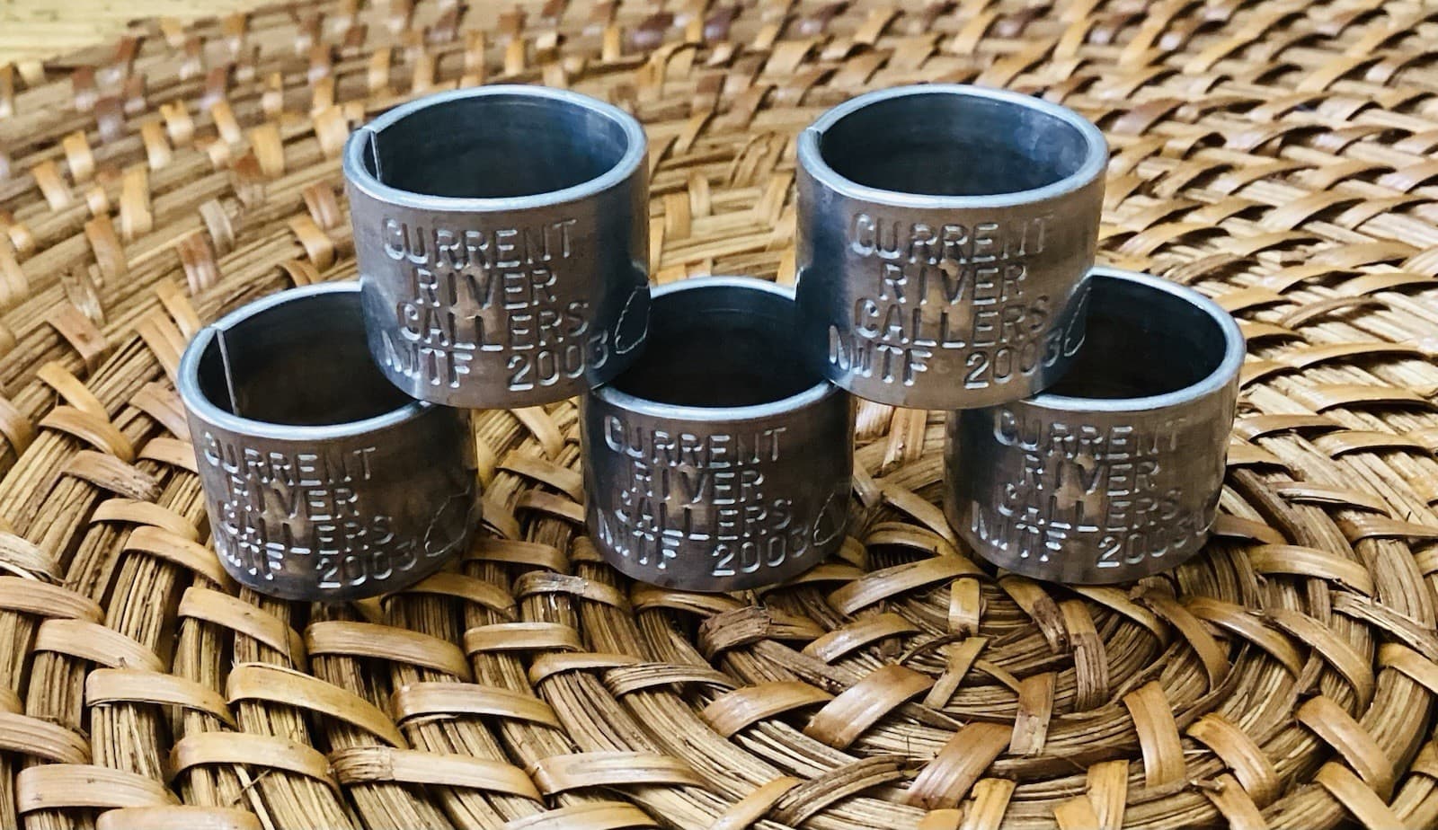 2003 Current River NWTF National Wild Turkey Federation Hunting Band (5 TOTAL)