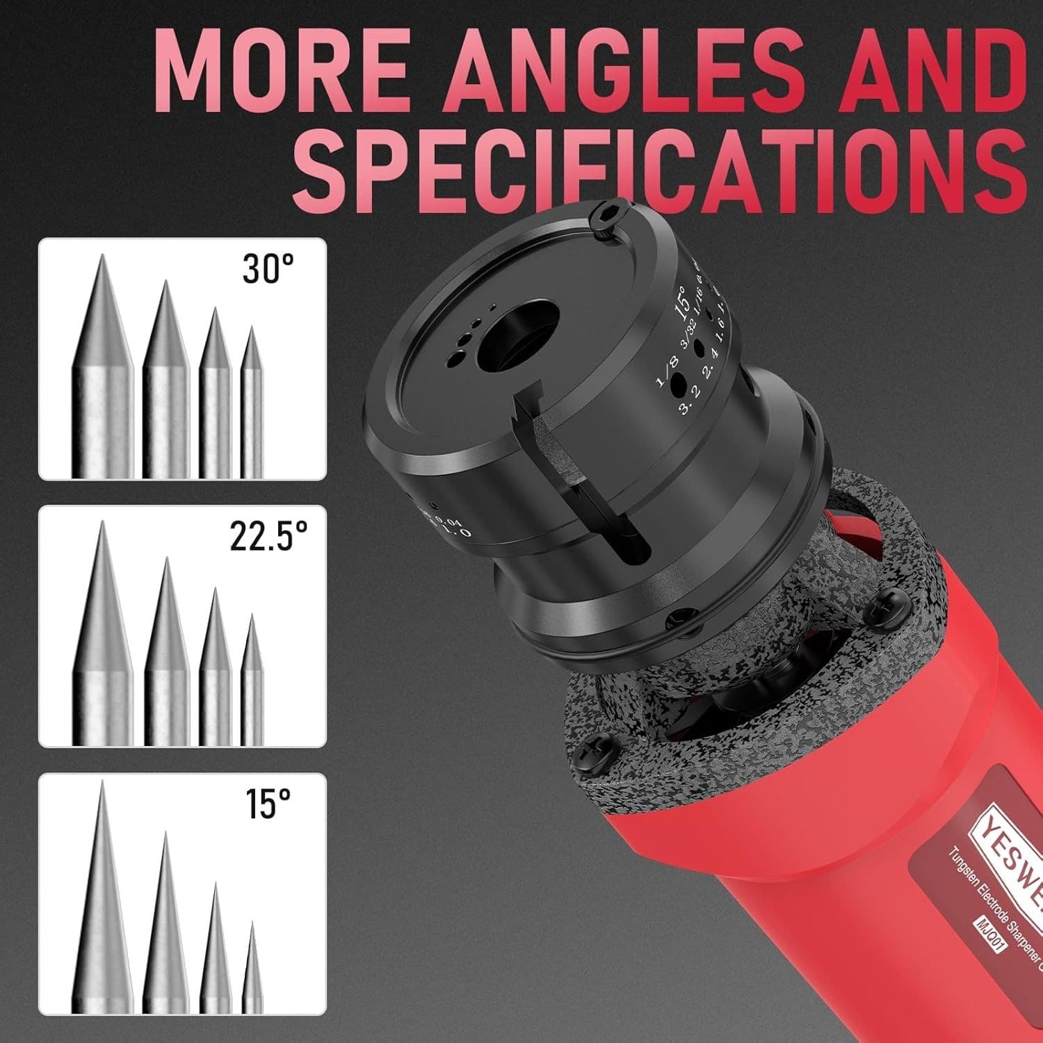 YESWELDER Tungsten Electrode Sharpener Grinder For TIG welding, Handheld Electri 4