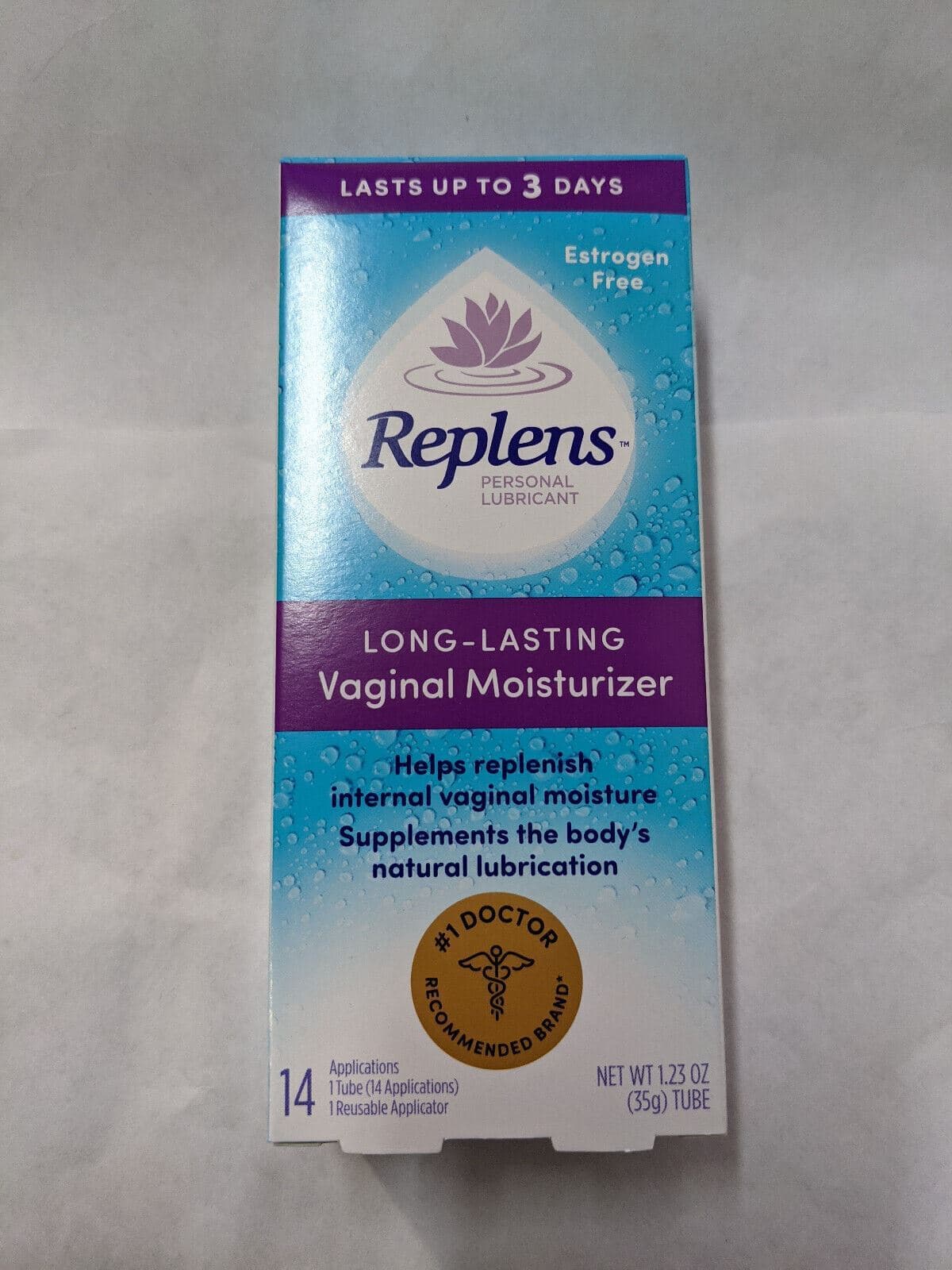 Replens Long Lasting Vaginal Moisturizer 14 Applications