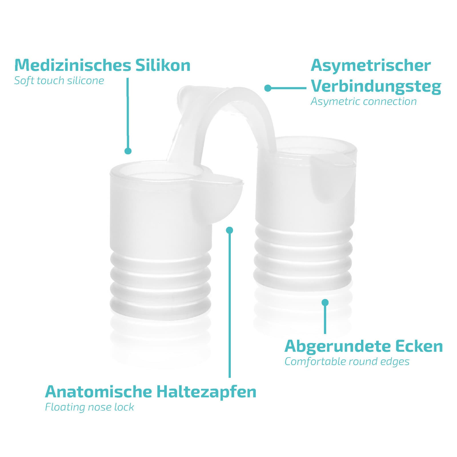 NASIVENT Tube Plus anti snore remedy- (2x XL) - Nasal dilator - Easy to use 3