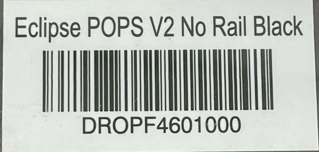 NEW Planet Eclipse V2 POPS On/Off ASA (No Rail) - Dust Black 6