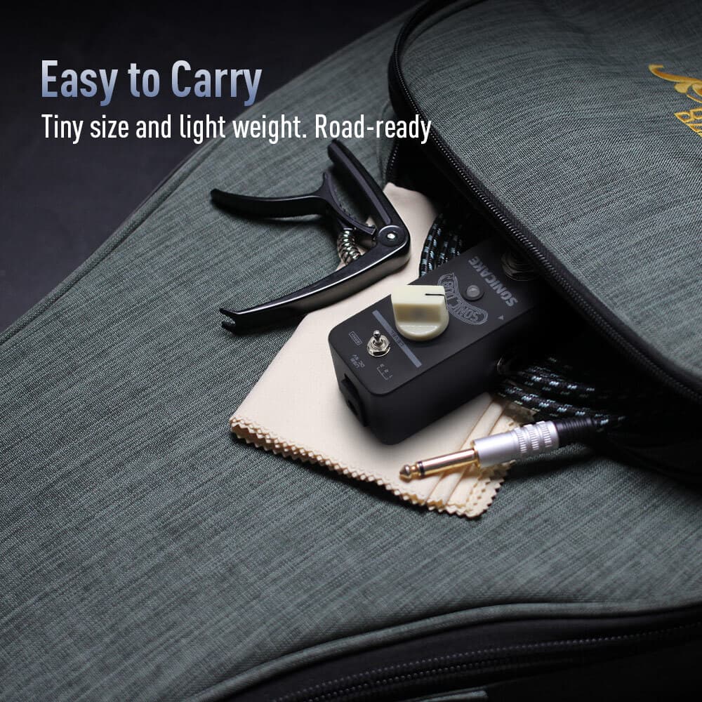 SONICAKE Looper Guitar Effects Pedal Loop Station Recording Loop Pedal Sonic Dub 6