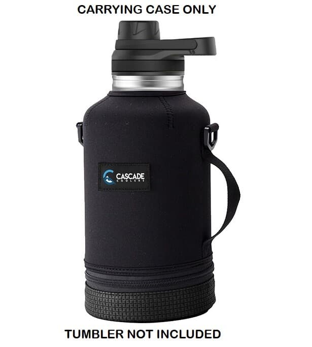 64OZ TUMBLERS WATER BOTTLE HOLDER CARRYING CASE SLEEVE W/ SHOULDER STRAP
