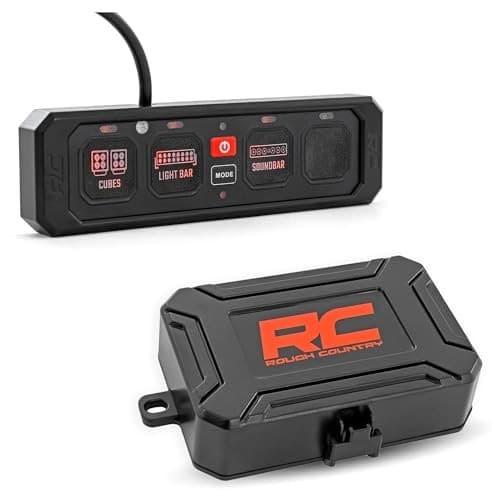  4-Gang RGB Backlit Switch Panel & Relay System - Universal Light & Off-Road  2