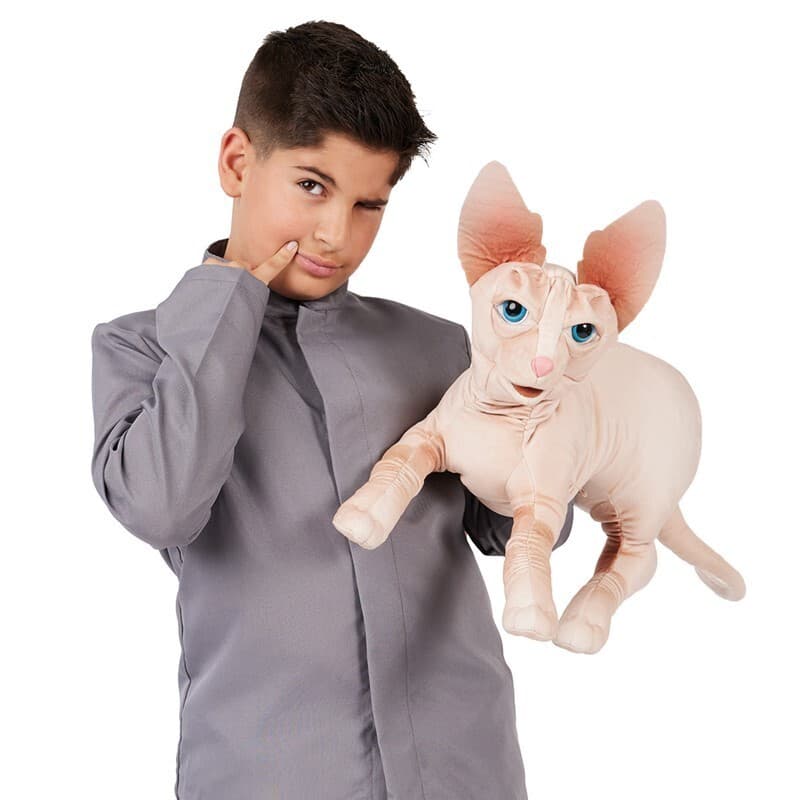 Sphynx Cat Folkmanis Hand Puppet 4