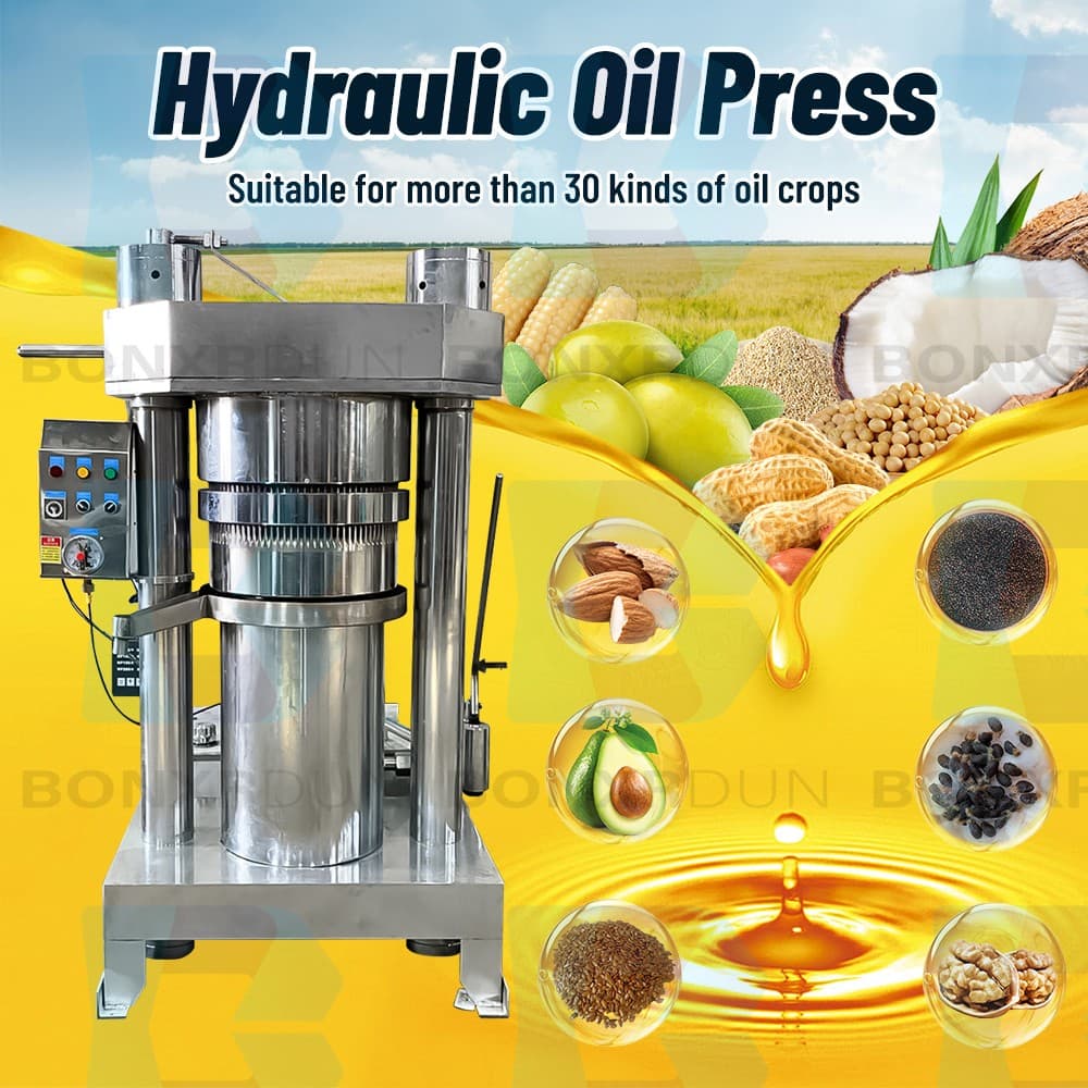 Hydraulic Press for Vegetable Oil Vertical Press Olive Oil Press Machine 4