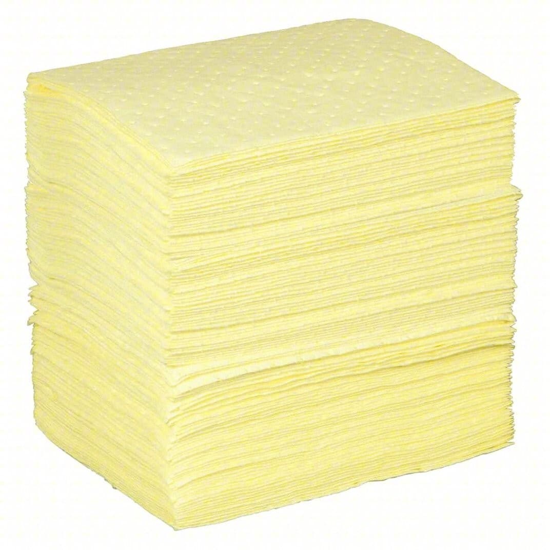 50 CONDOR Absorbent Pads 28 oz Volume Hazardous Acids Bases Chemicals Waste Osha 4