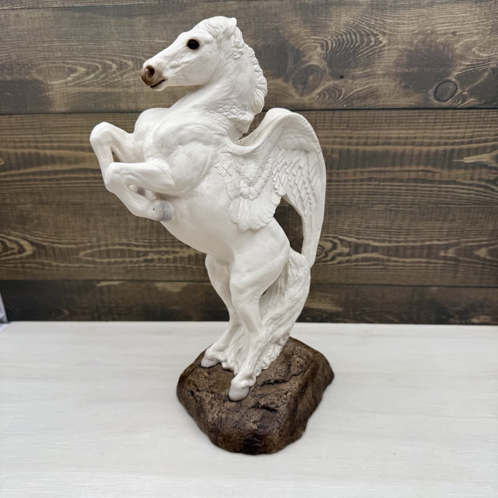 Windstone Editions 1991 Pena Stallion Rearing Pegasus Flying Horse Figurine