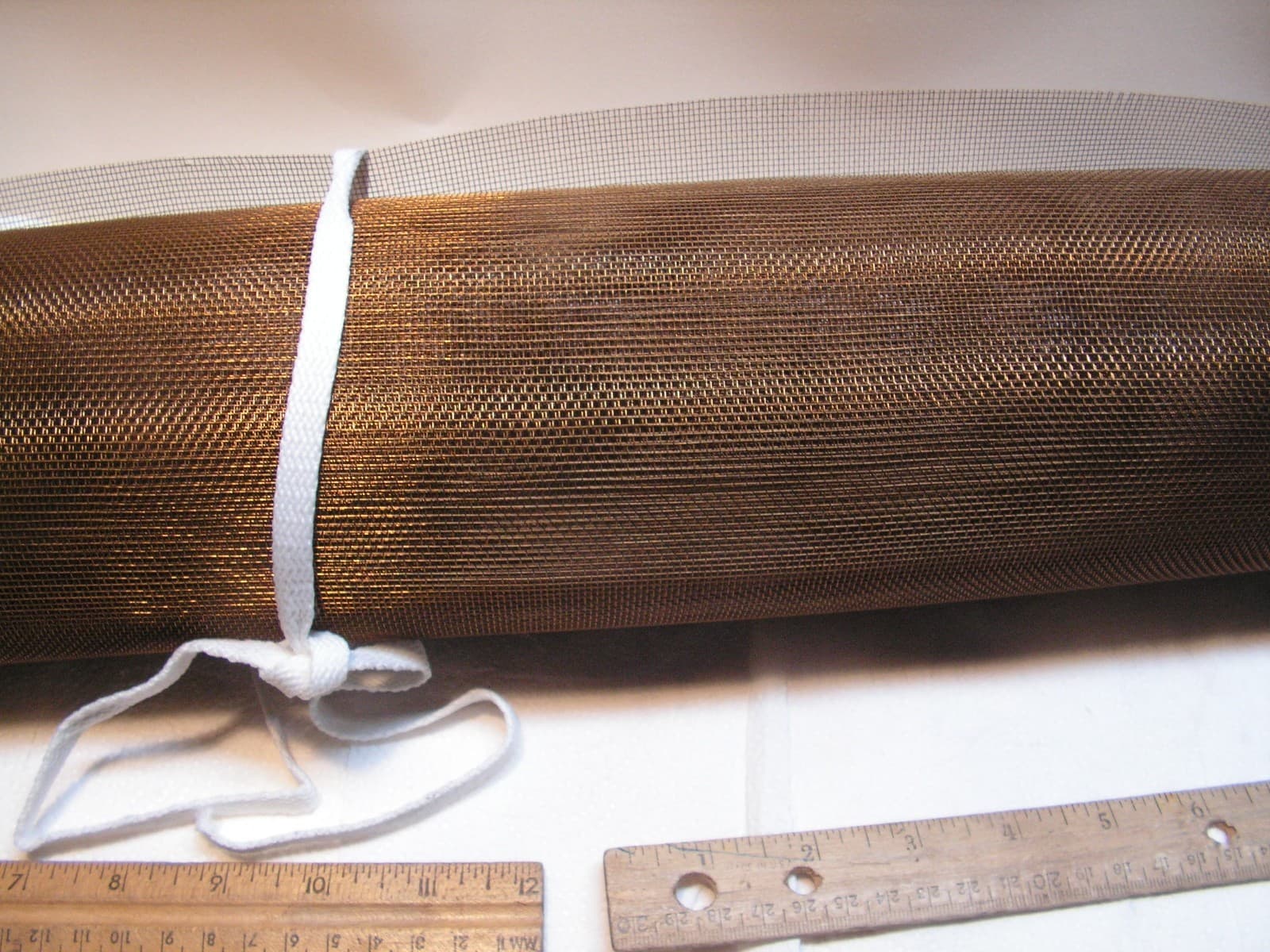 Mesh Brass Woven Wire Mesh/Screen 6-foot 3 inches x 28 inches Wide 14 x 16 Mesh 2