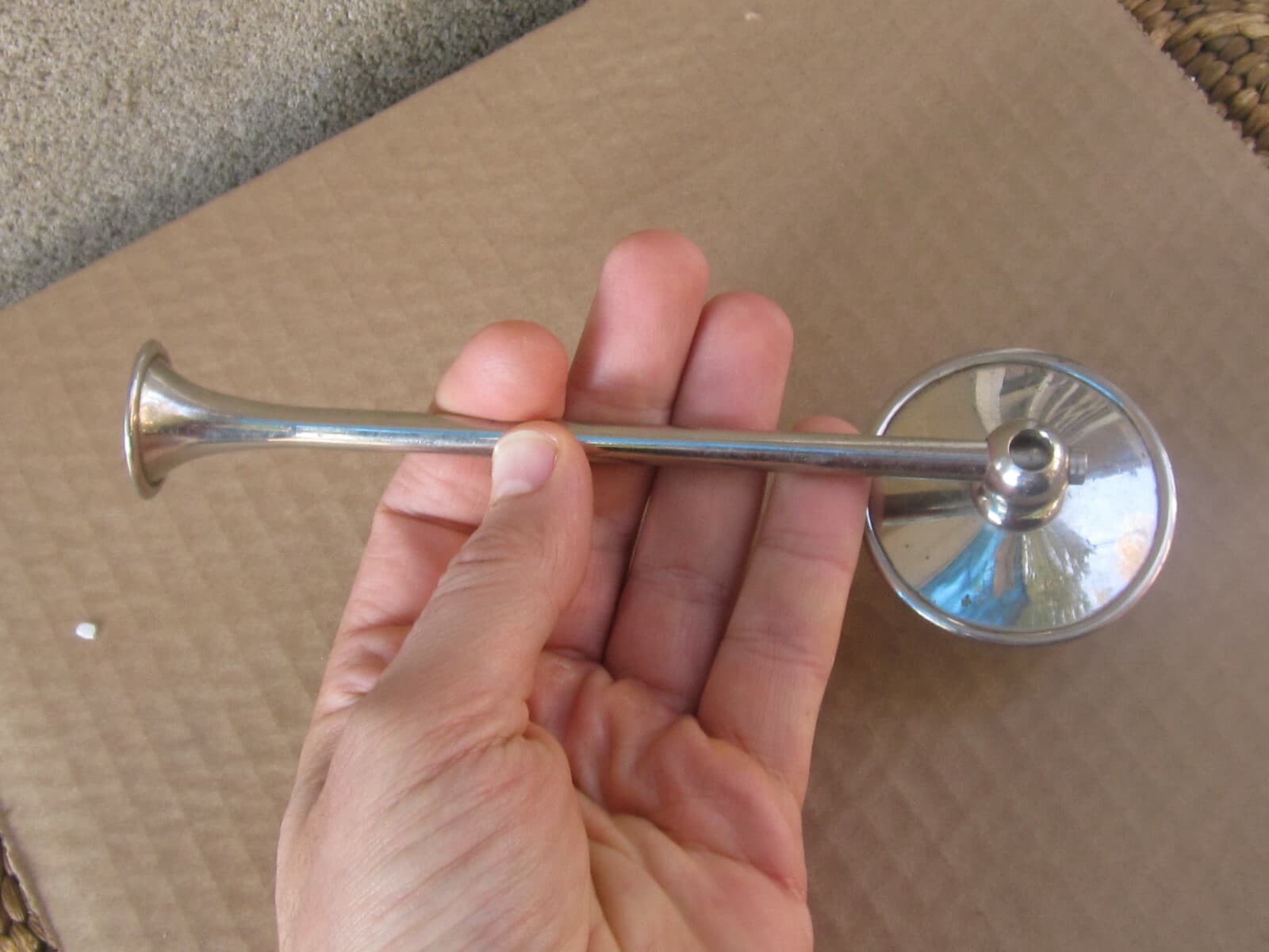 Rare Antique Metal Stethoscope Doctors Medical Tool 6