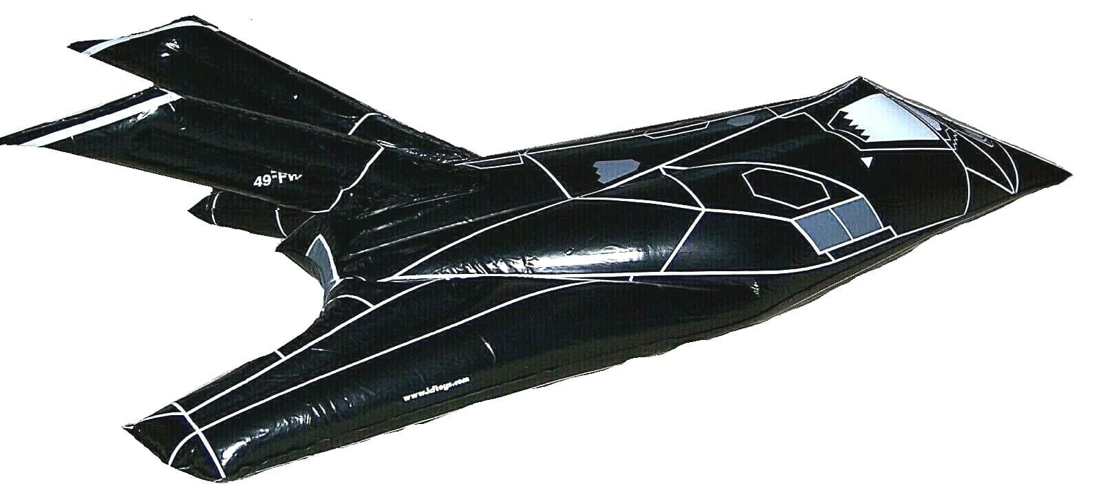 9 FT INFLATABLE F-117A STEALTH FIGHTER POOL FLOAT WATER CRAFT ICF TOYS 2