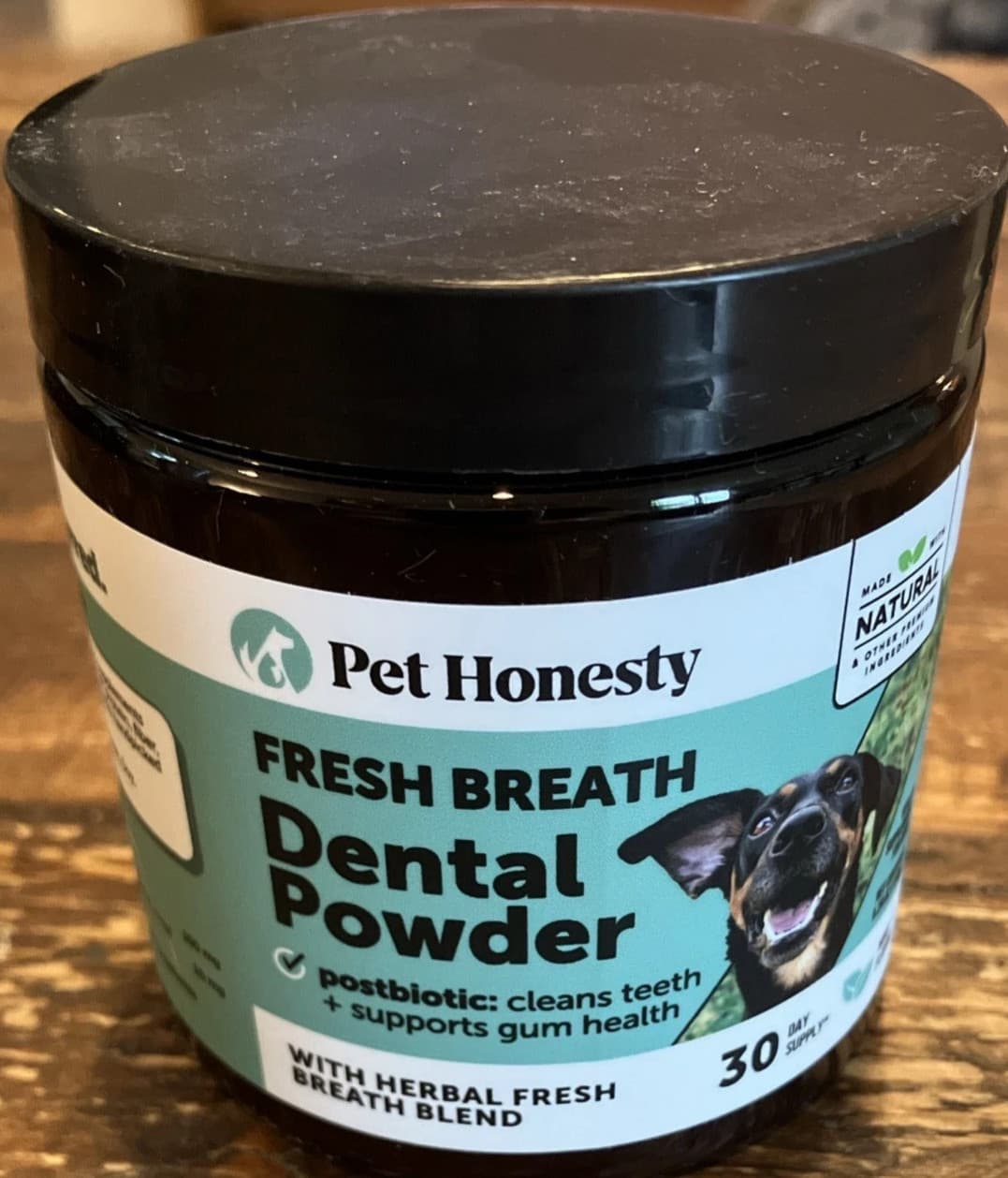 Pethonesty Fresh Breath Dental Powder, For Dogs, Mint, 5.29 oz (150 g) EXP 2027