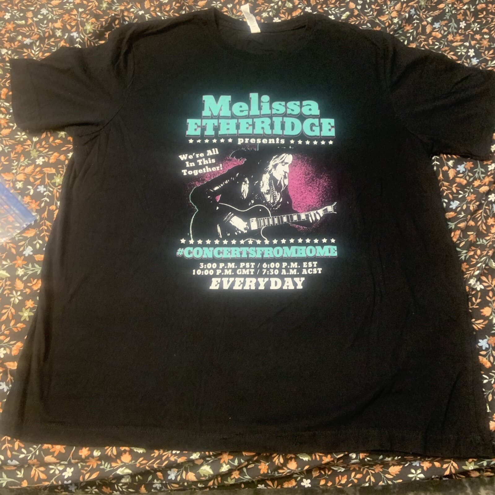 Melissa Etheridge 2020 Concert From Home T-Shirt 2XL