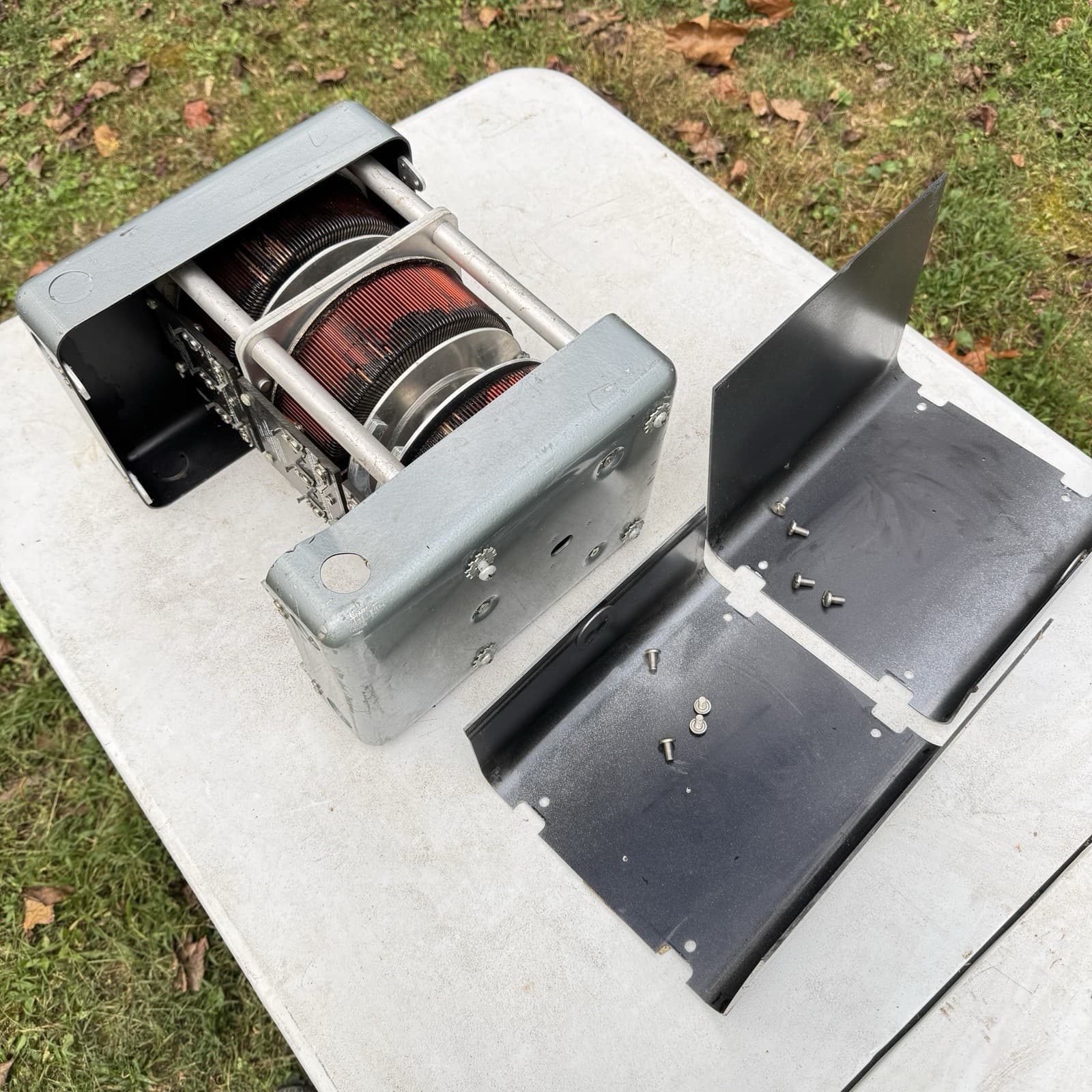 General Radio VARIAC W20 Type 3 Gang Autotransformer WYE Circuit 0-240 AC Cased 3