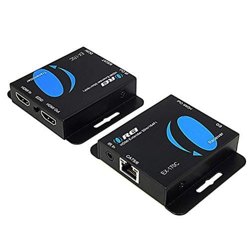 HDMI Extender Over CAT5/CAT6 by  with IR Upto 164 Feet - Loop Out - 1080P Full  4