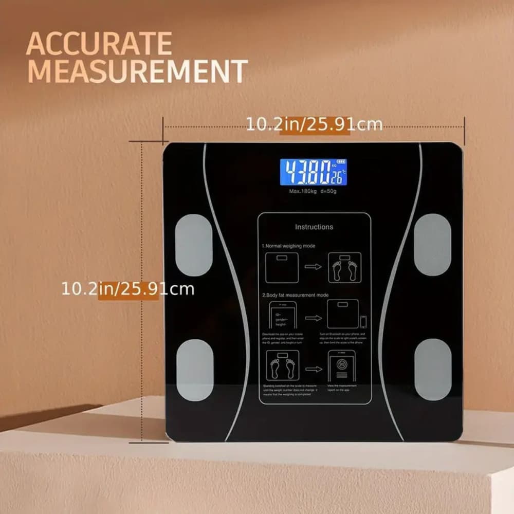 Digital Body Weight Scale – Smart Bathroom Scale with Step-On Tech, 400 lbs 2