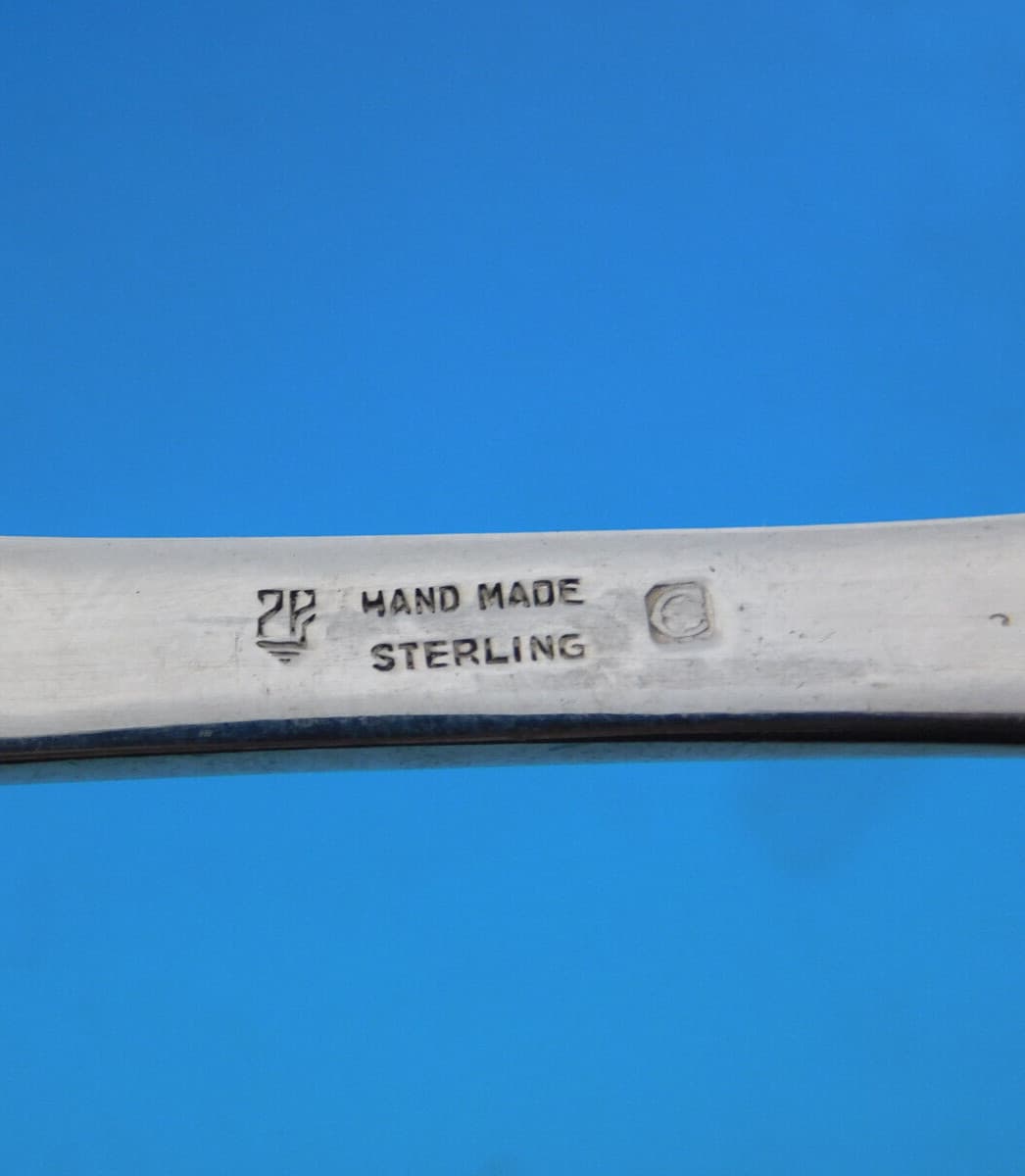 Blossom by Carl Poul Petersen Sterling Silver Flatware Set Dinner Service 40 pcs 4